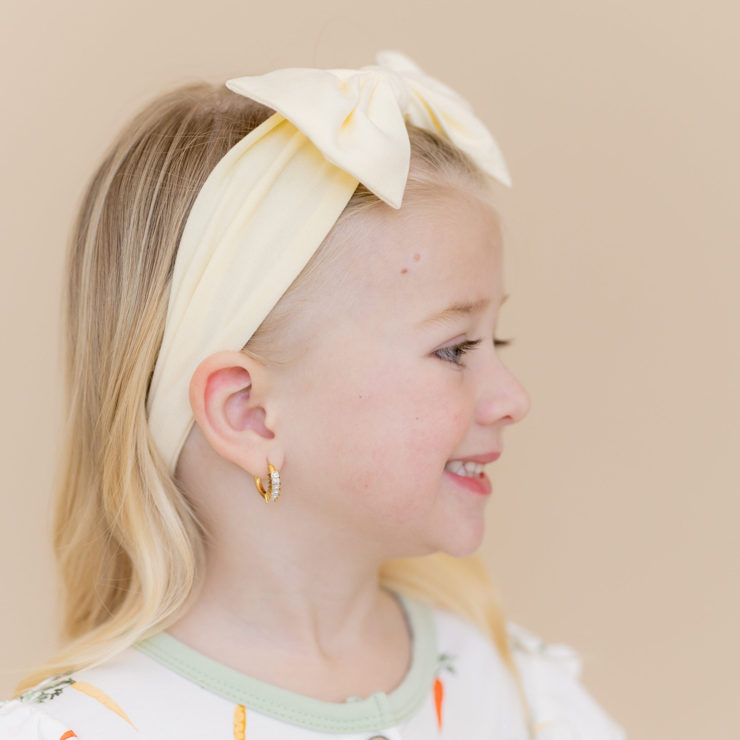 Bow Headband in Chamomile - Image 3