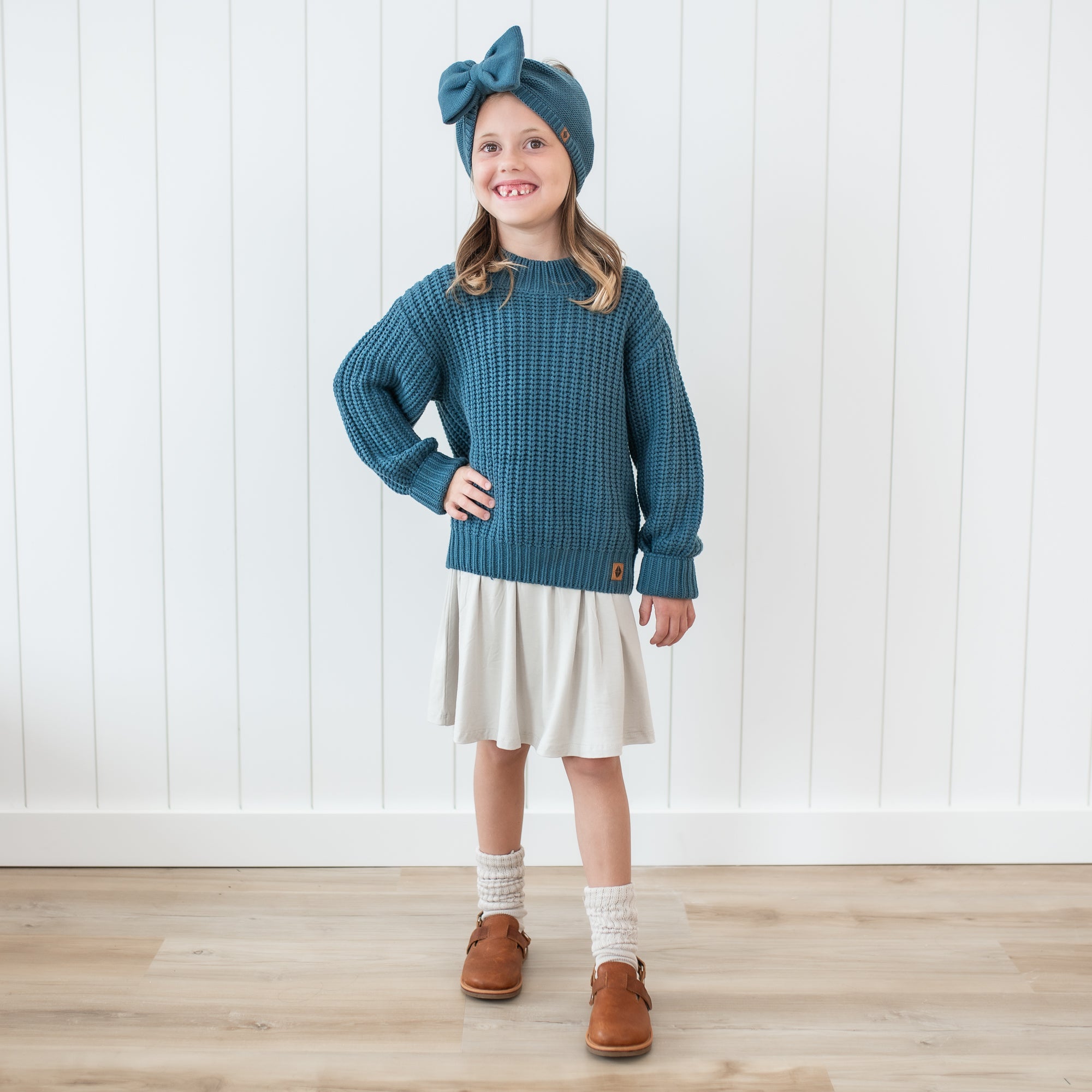 Chunky Knit Sweater in Atlantic - Image 6