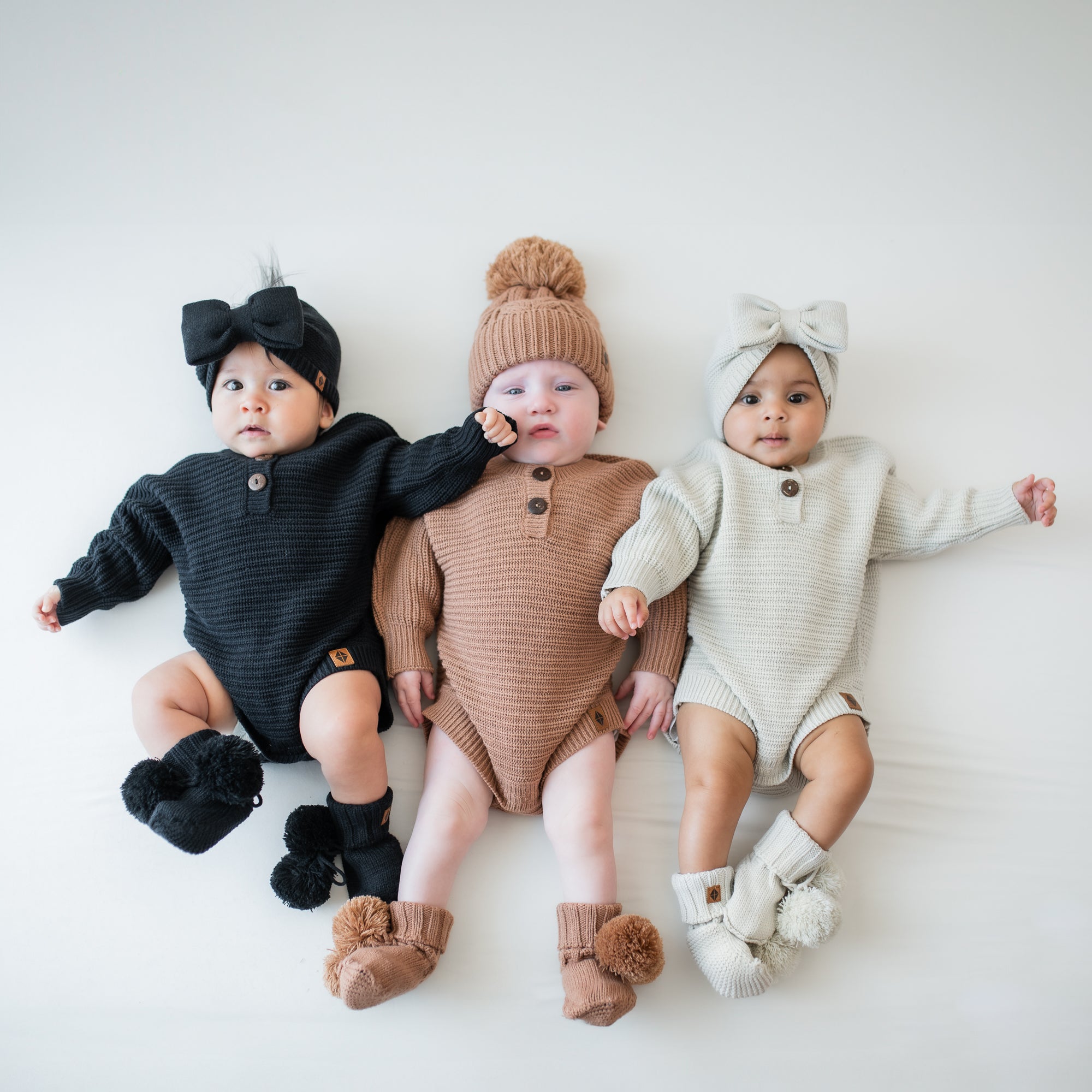 Chunky Knit Romper in Midnight - Image 2
