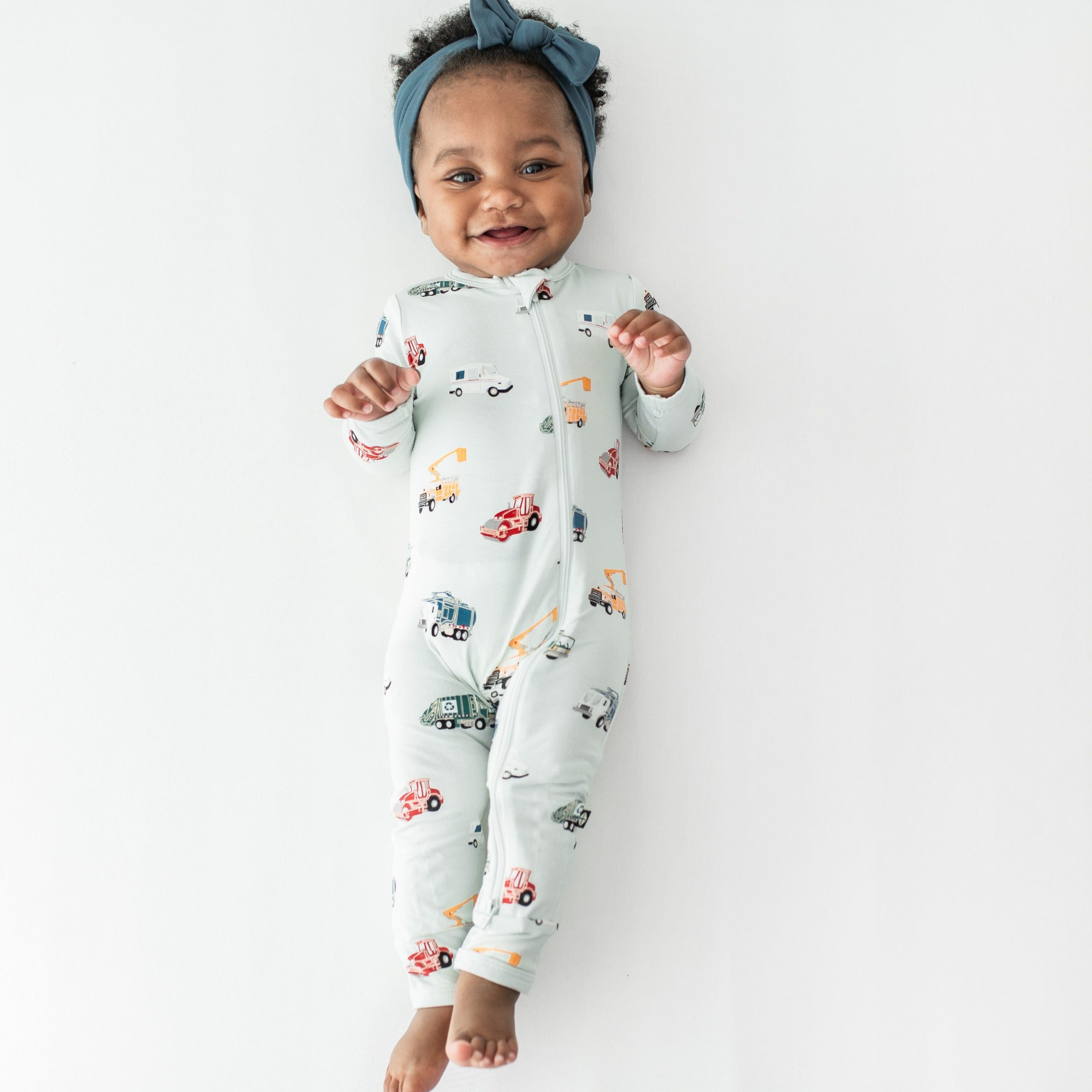 Zippered Romper in City Vehicles - Image 5