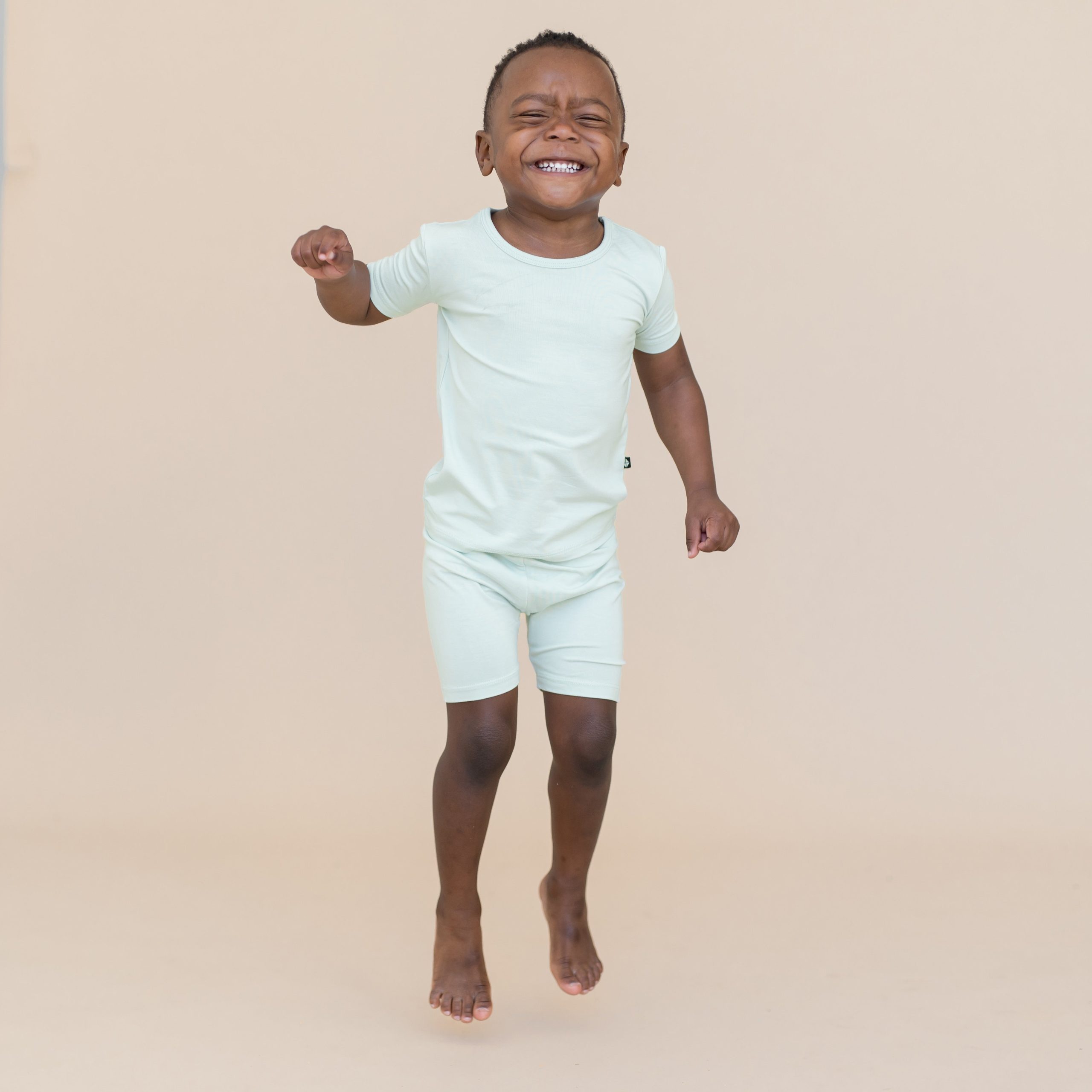 Short Sleeve Pajamas in Dew - Image 3