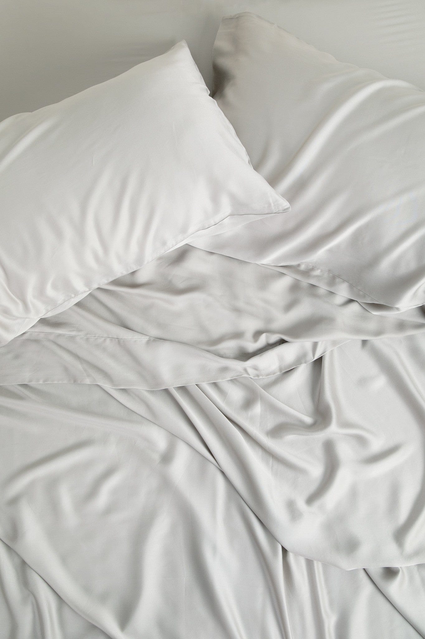 Bamboo Sateen Sheet Set in Dove Gray - Image 2