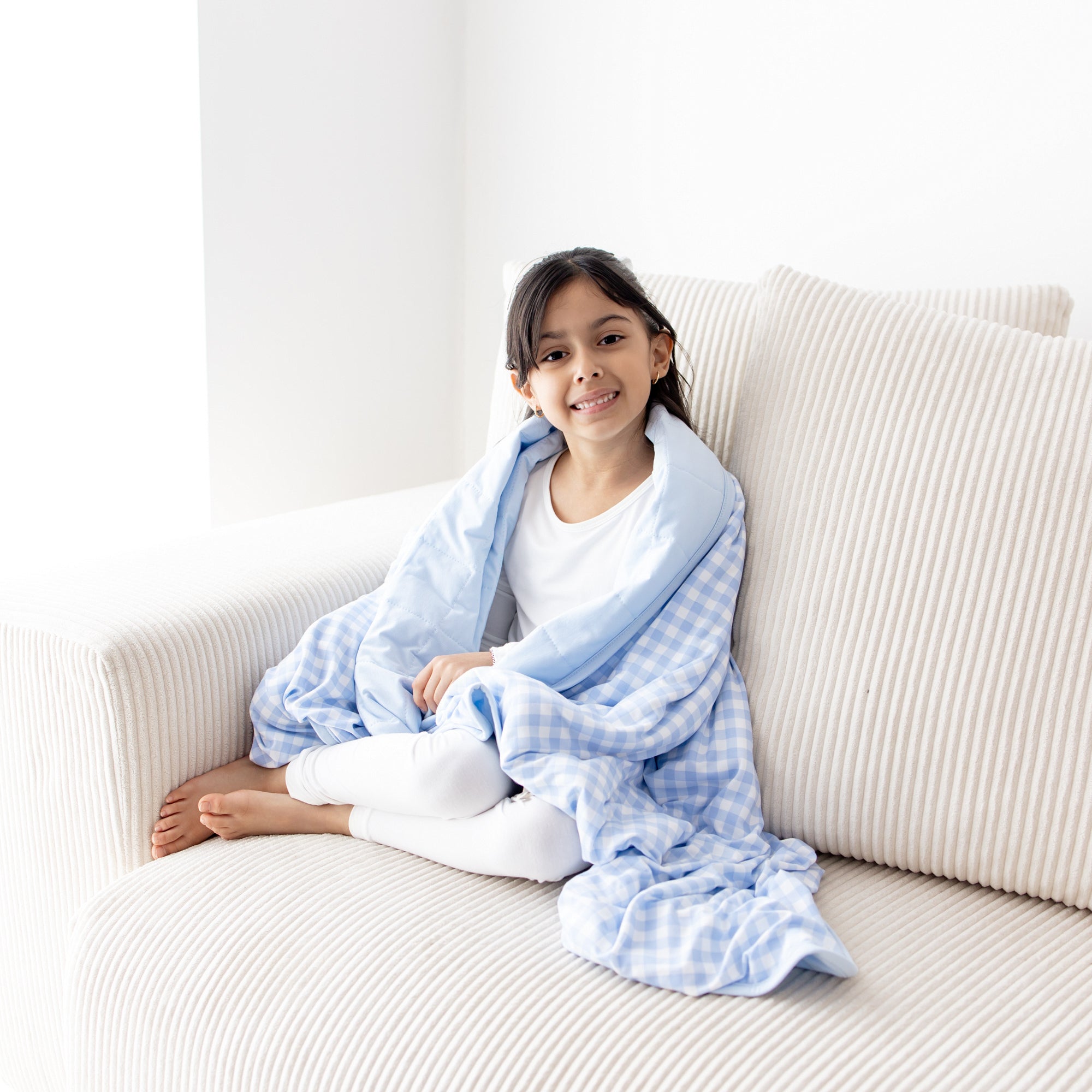 Toddler Blanket in Gingham Breeze 1.0