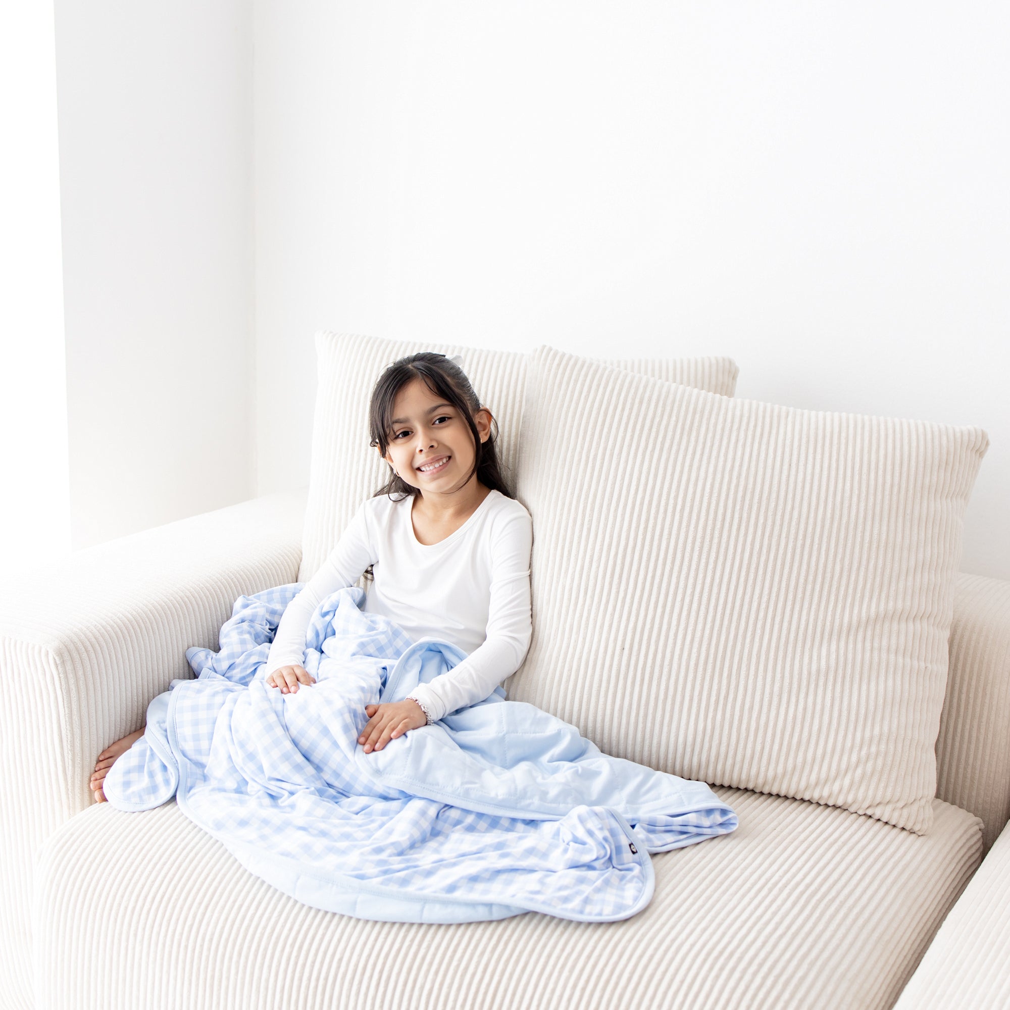 Toddler Blanket in Gingham Breeze 1.0 - Image 4