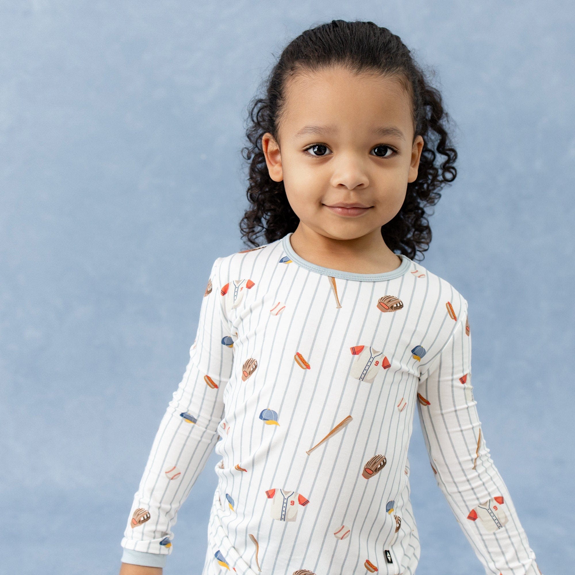 Long Sleeve Pajamas in Home Run - Image 4