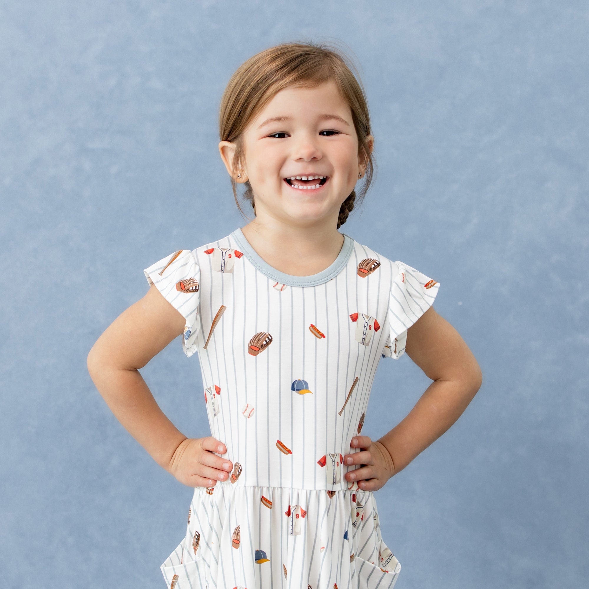 Pocket Dress in Home Run - Image 3