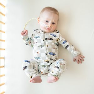 Zippered Romper in Fast and Fierce
