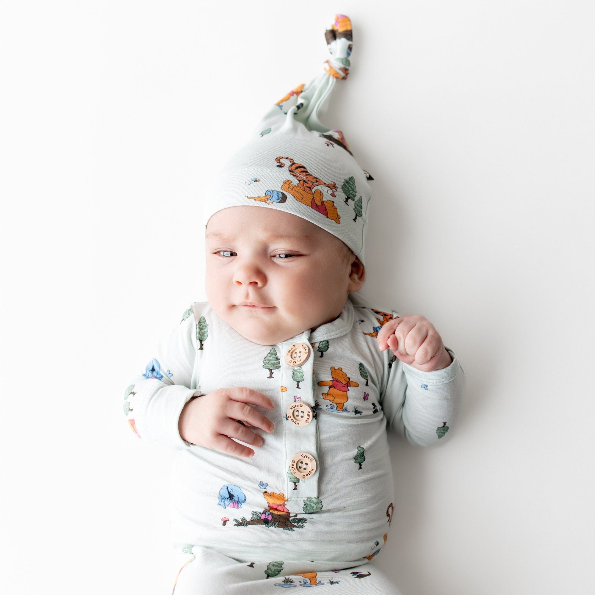Knotted Gown with Hat Set in Winnie the Pooh Hundred Acre Wood - Image 3