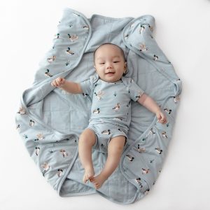 Baby Blanket in Mallard Duck