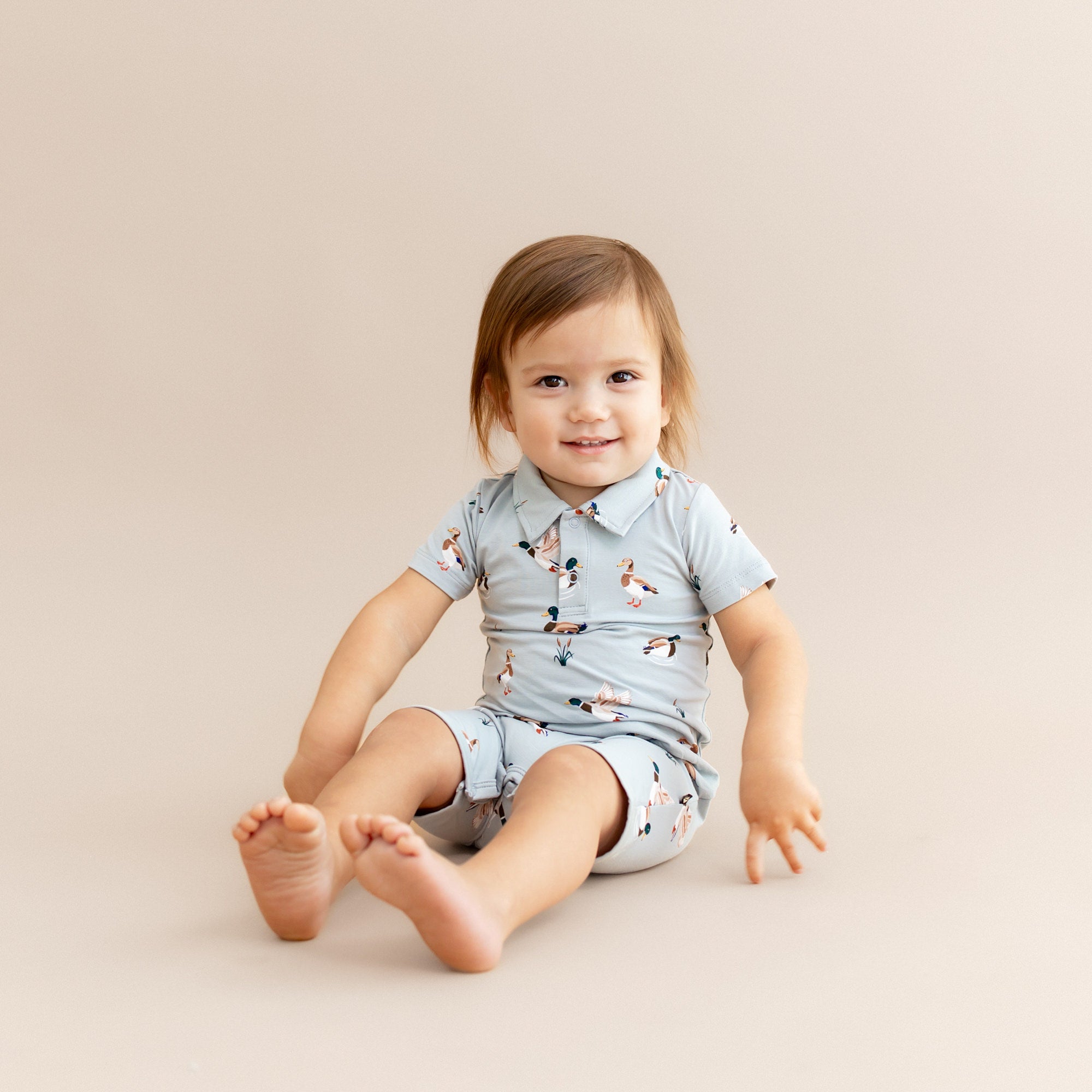 Polo Shortall in Mallard Duck - Image 3