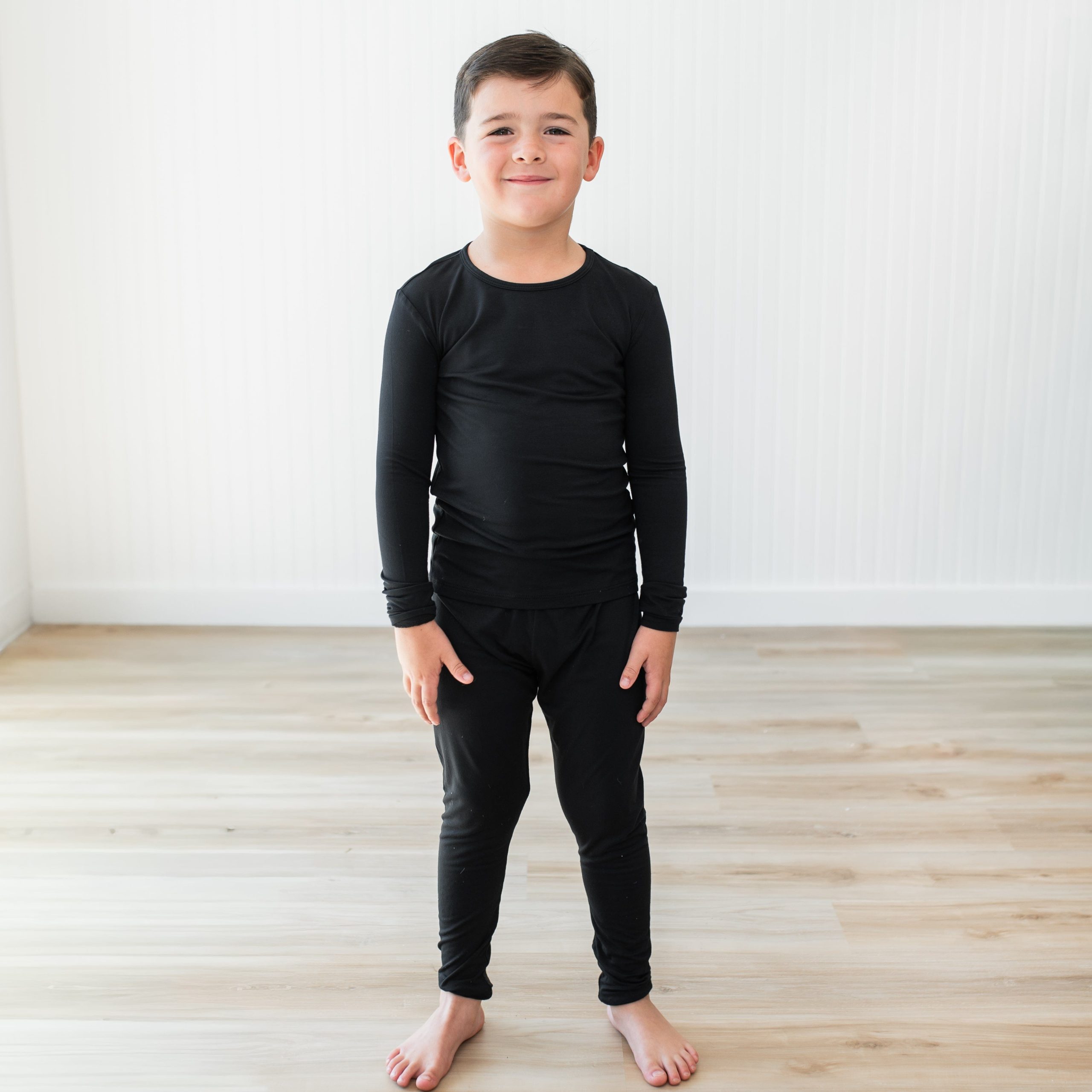 Long Sleeve Pajamas in Midnight - Image 6