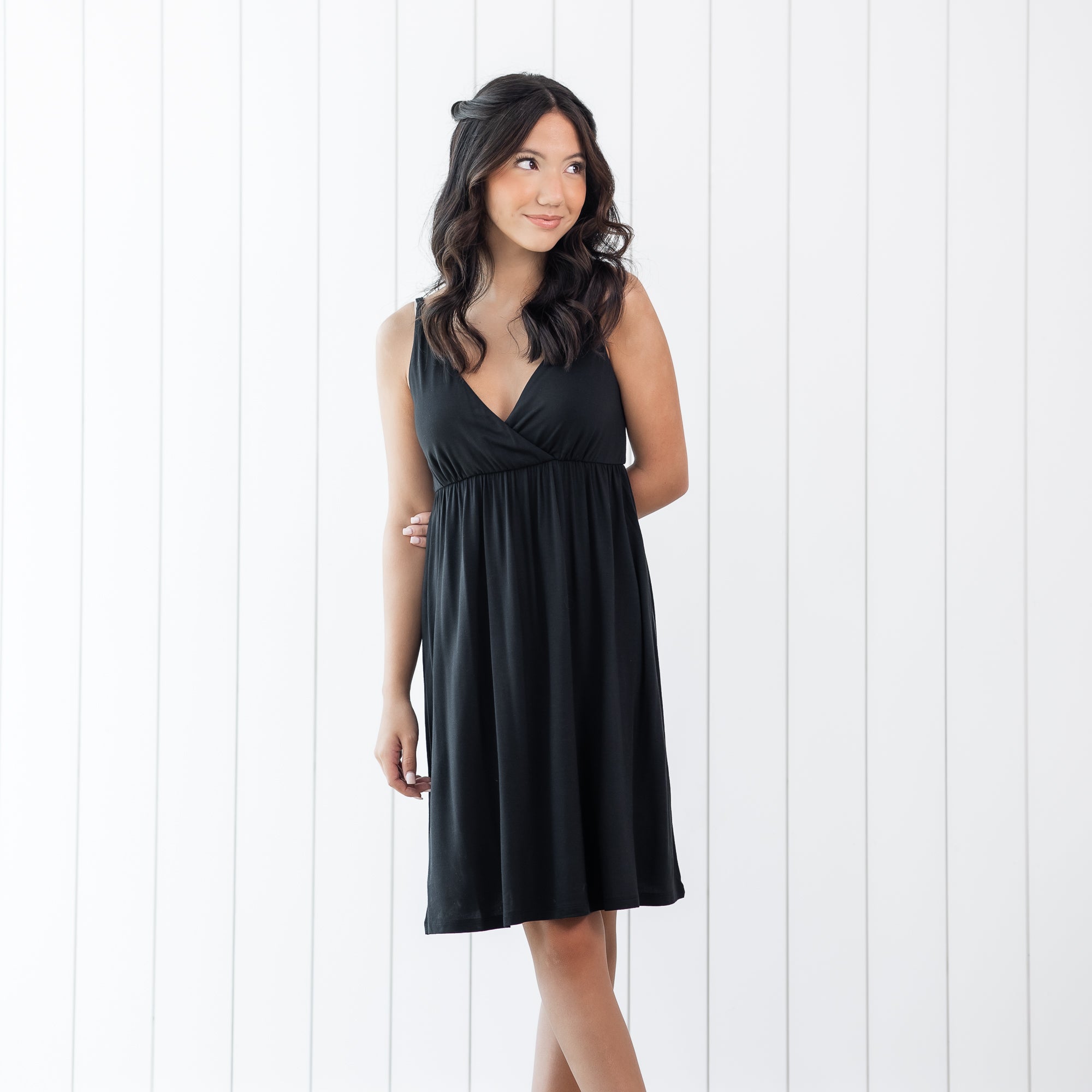 Women's Nightgown in Midnight - Image 2