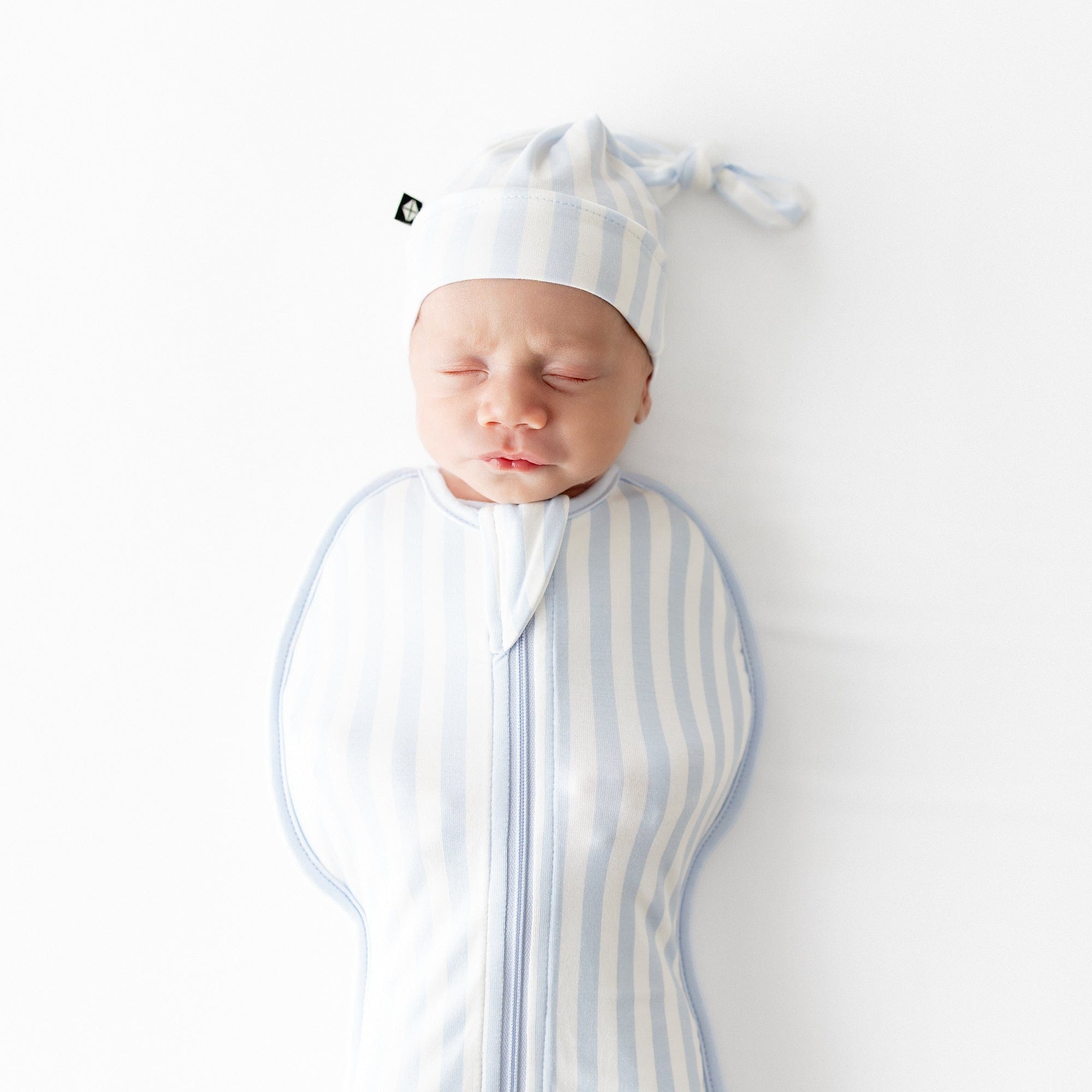 Swaddle Bag in Small Mist Stripe 0.5 - Image 3