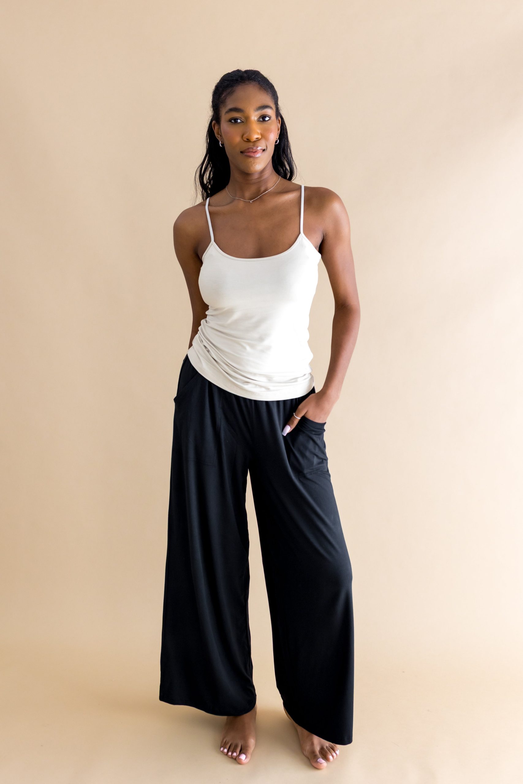 Women's Camisole in Oat - Image 3
