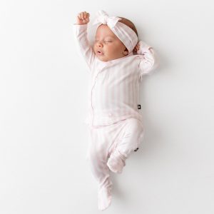 Take Me Home Set with Bow in Small Sakura Stripe