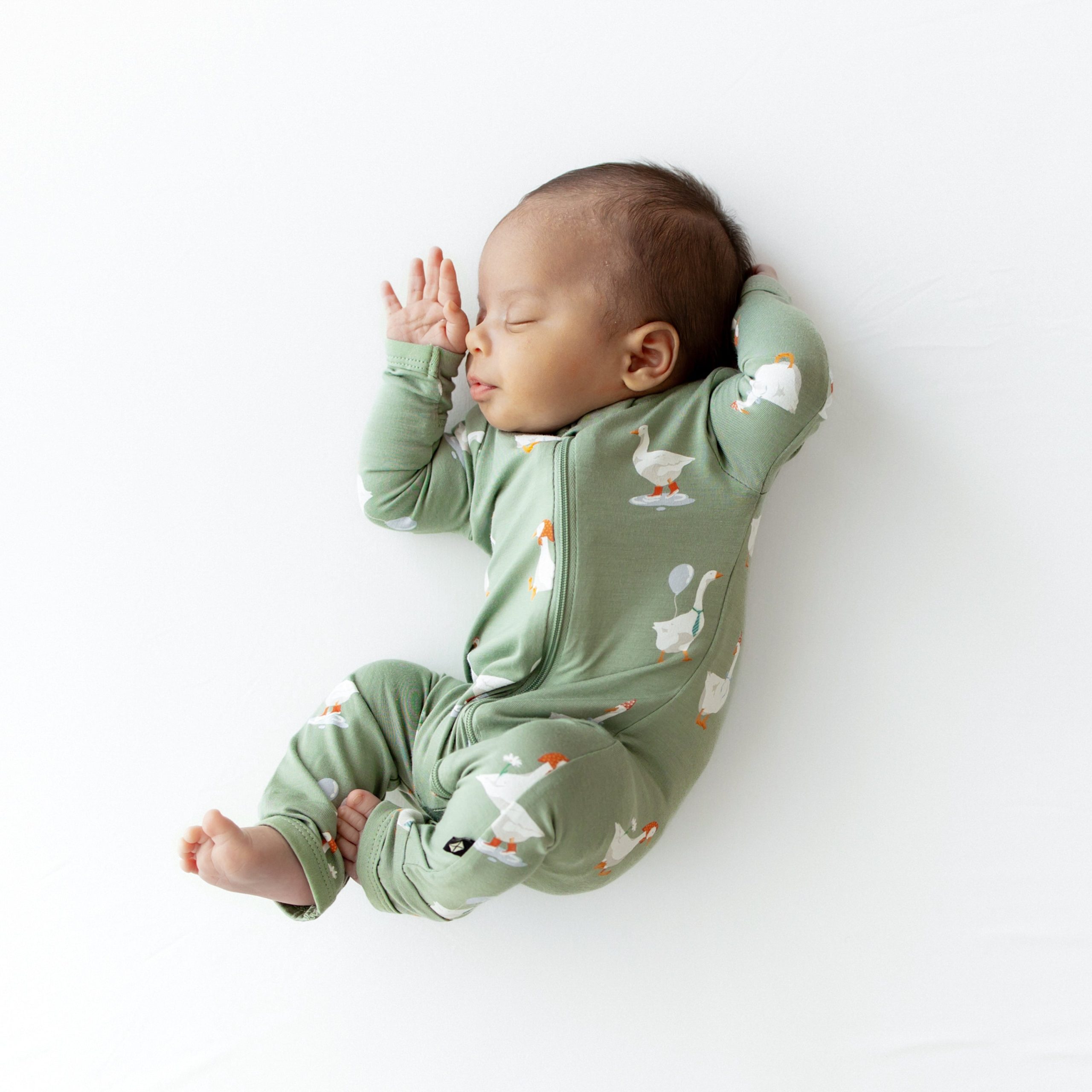 Zippered Romper in Silly Goose - Image 3