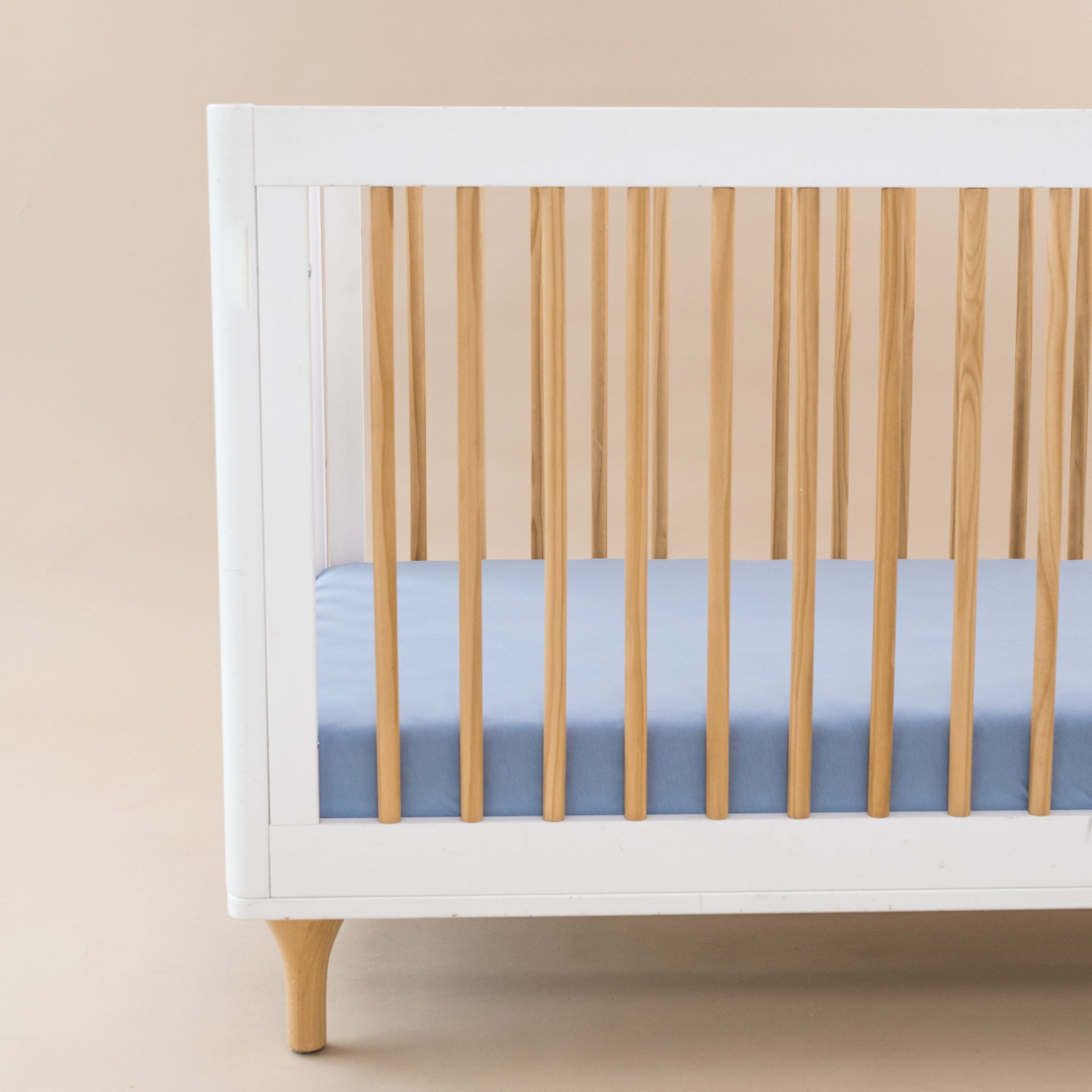 Crib Sheet in Slate - Image 2