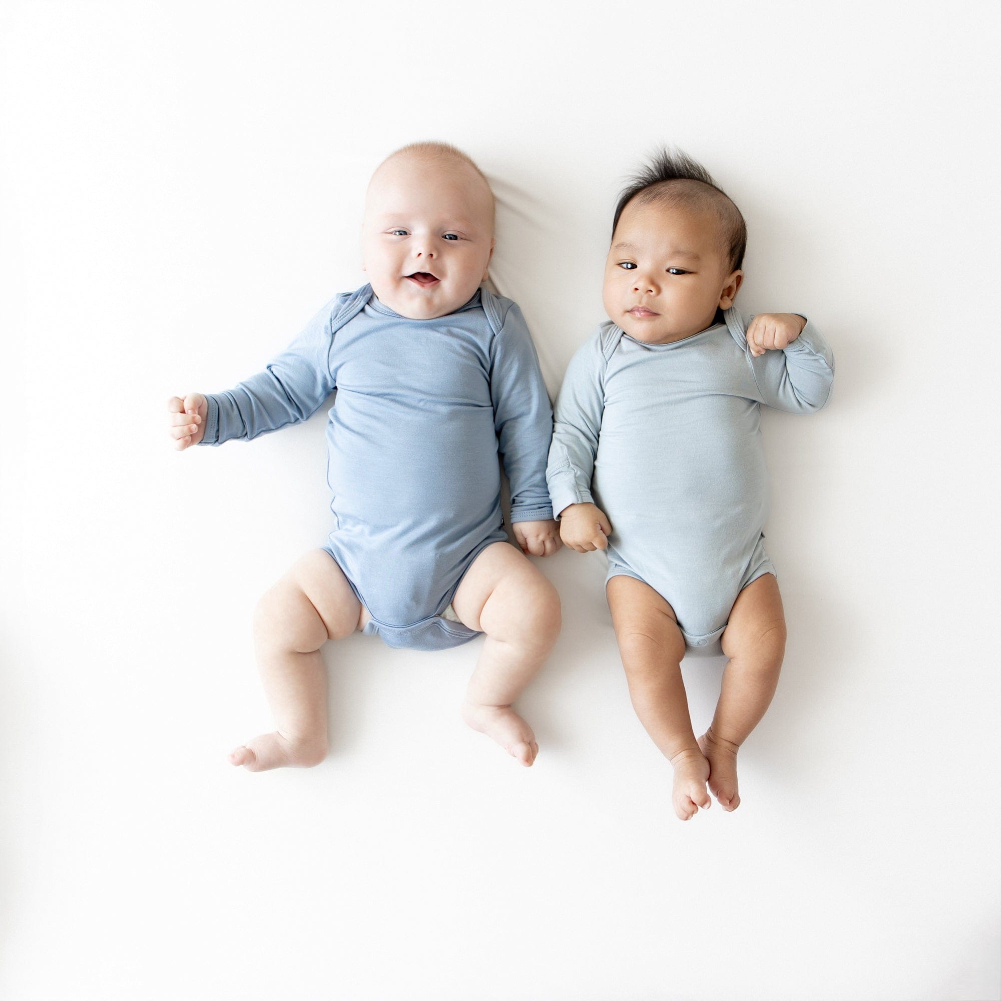 Long Sleeve Bodysuit in Fog - Image 3