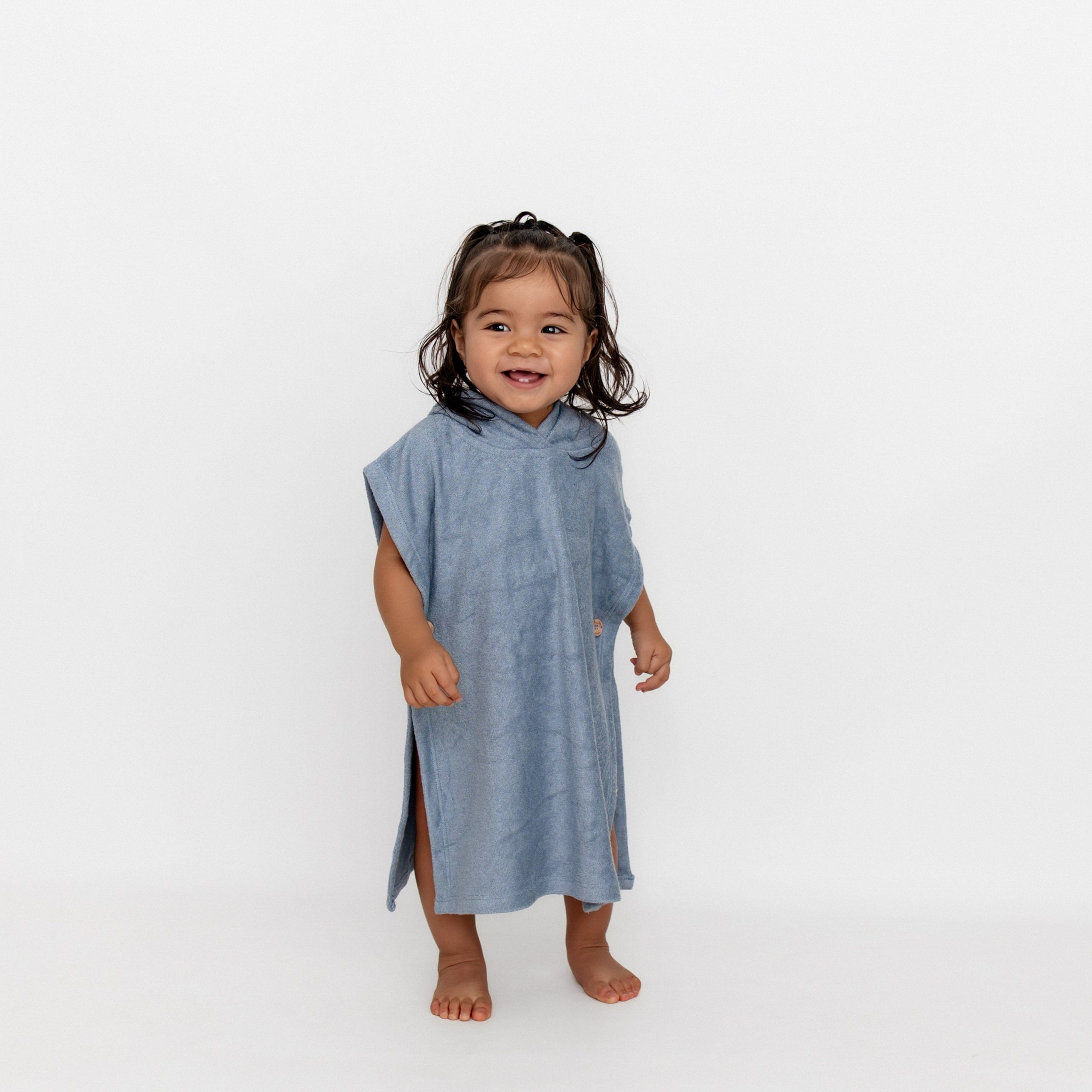 Swim Poncho in Slate - Image 3