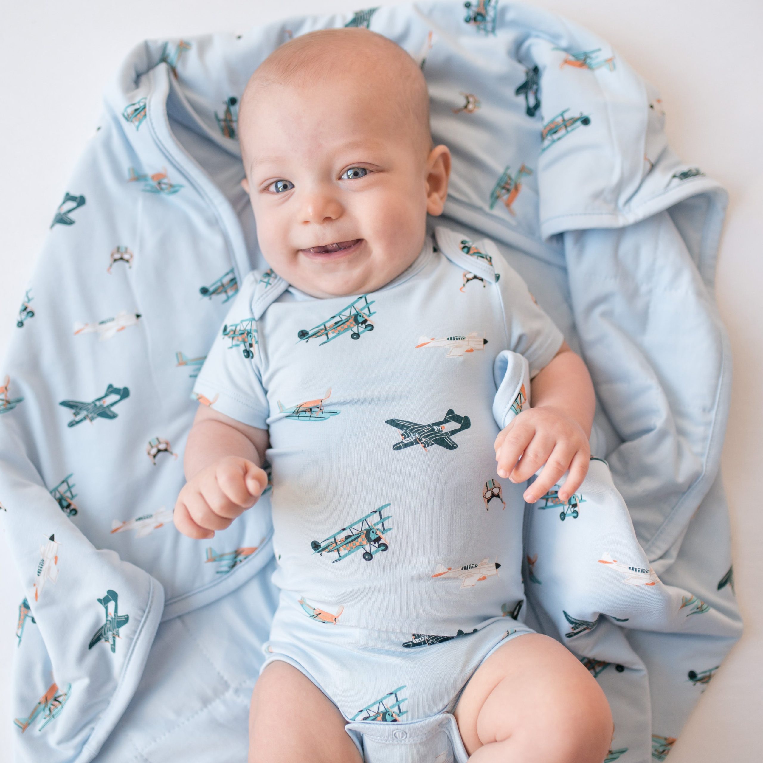 Baby Blanket in Take Off - Image 3