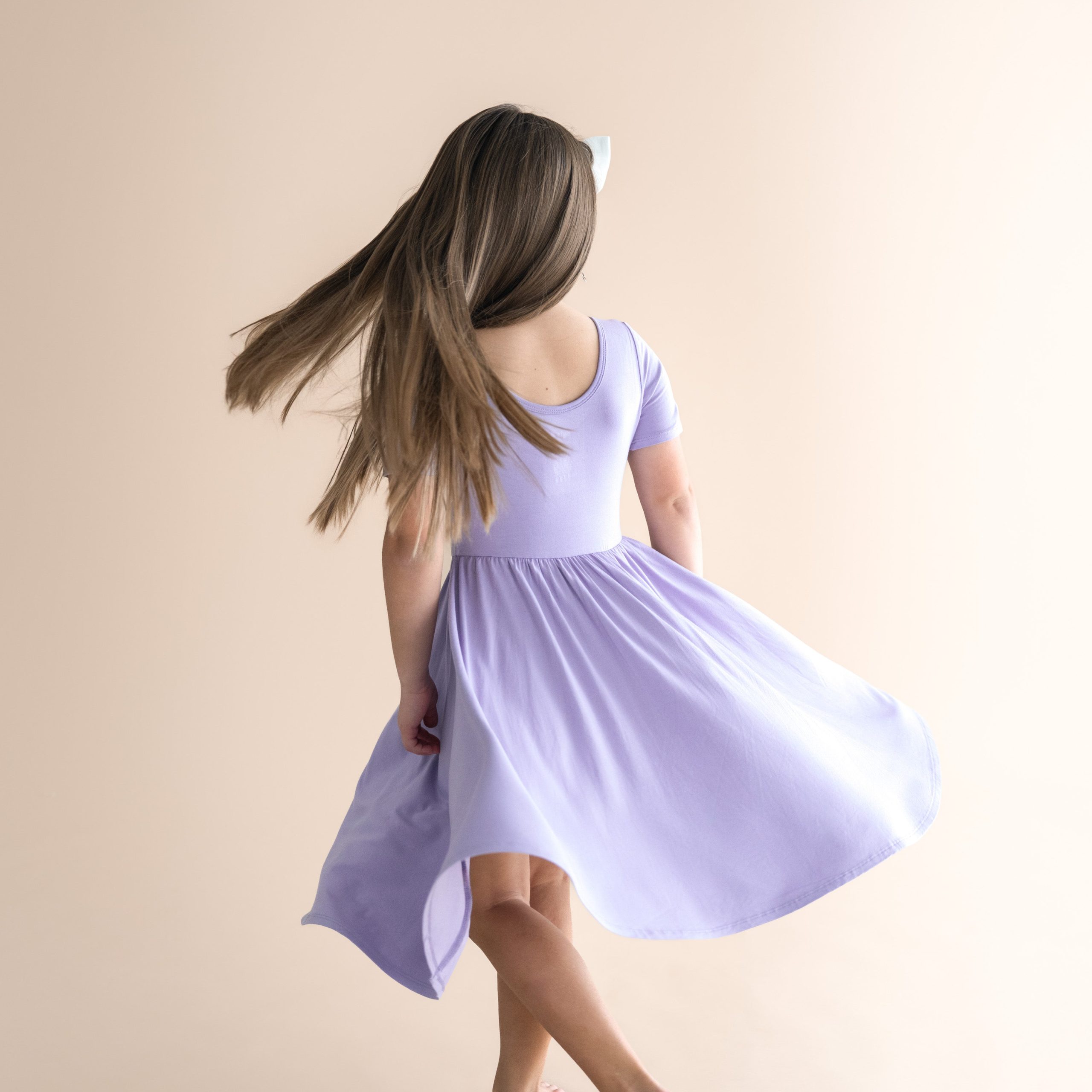 Twirl Dress in Taro - Image 4