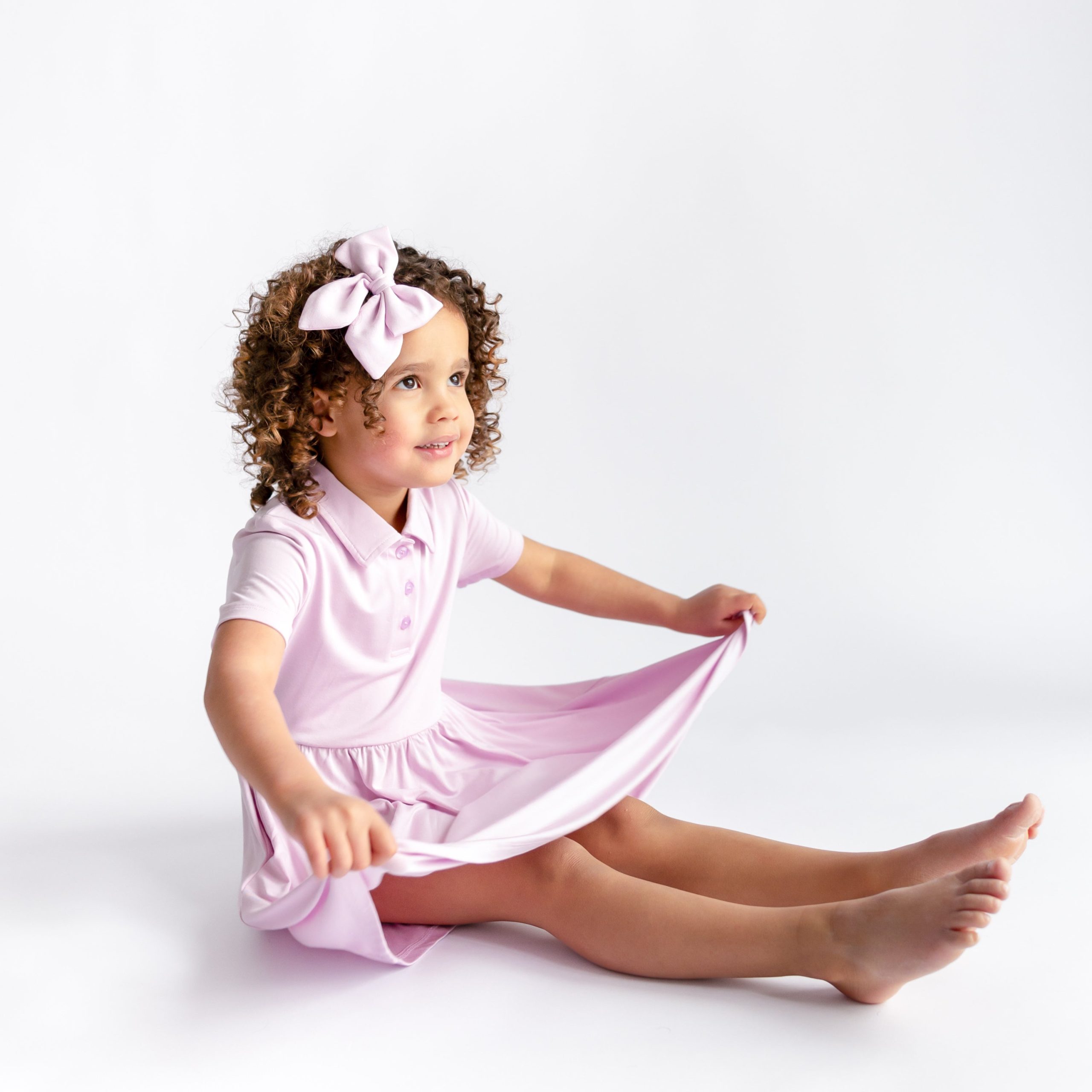 Polo Dress in Thistle - Image 4