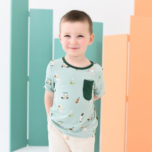 Toddler Crew Neck Tee in Golf
