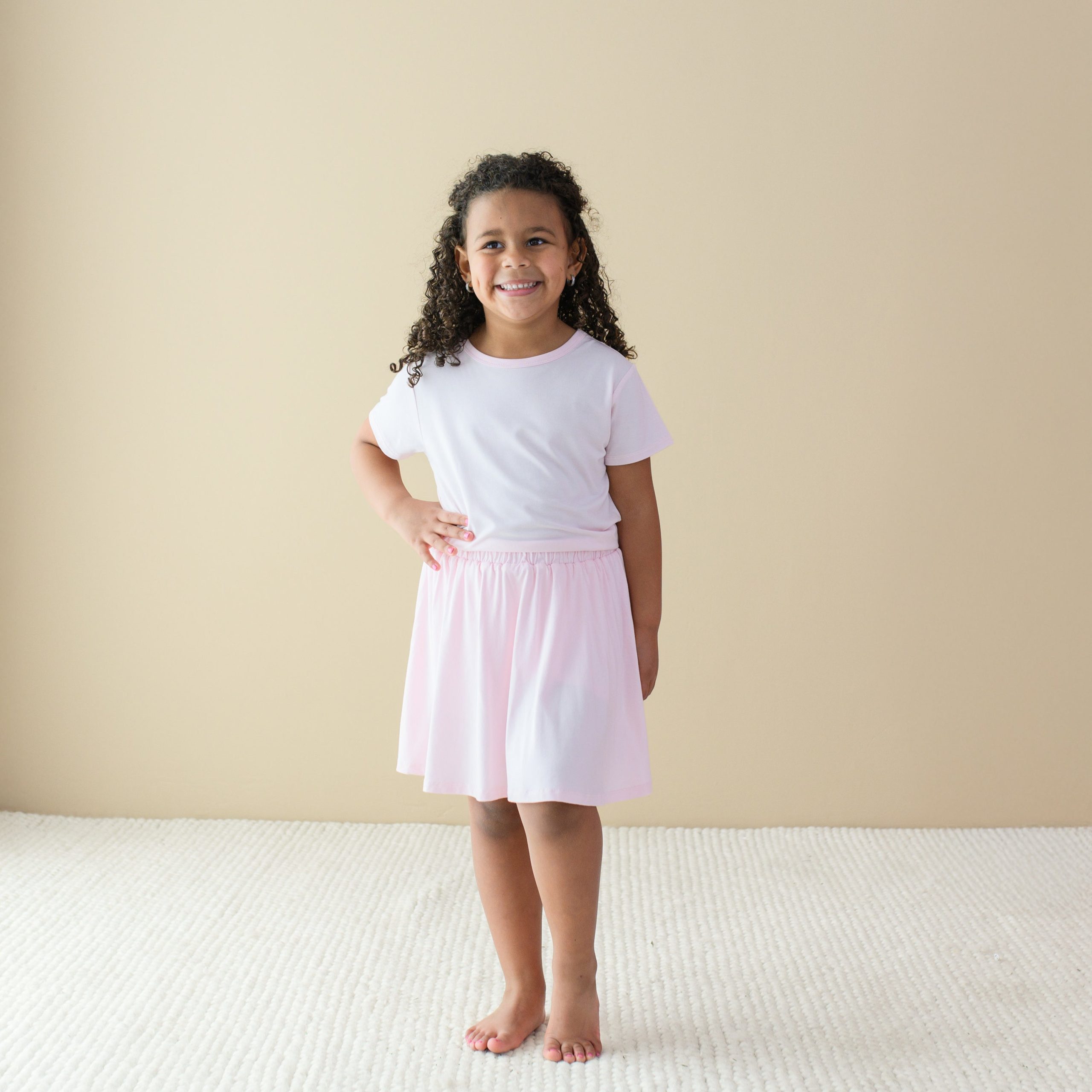 Toddler Basic Tee in Sakura - Image 4