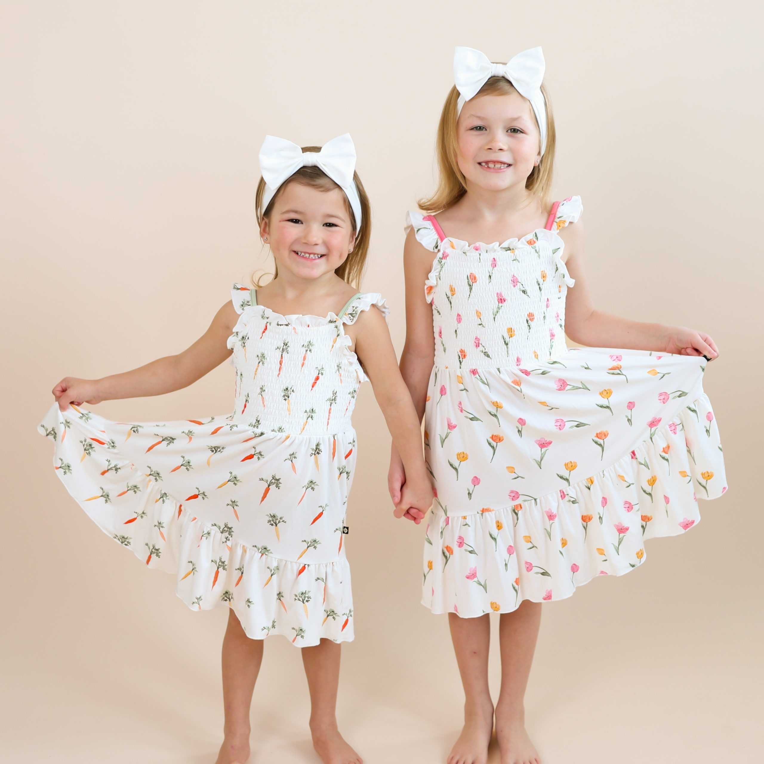 Smocked Dress in Tulip - Image 4