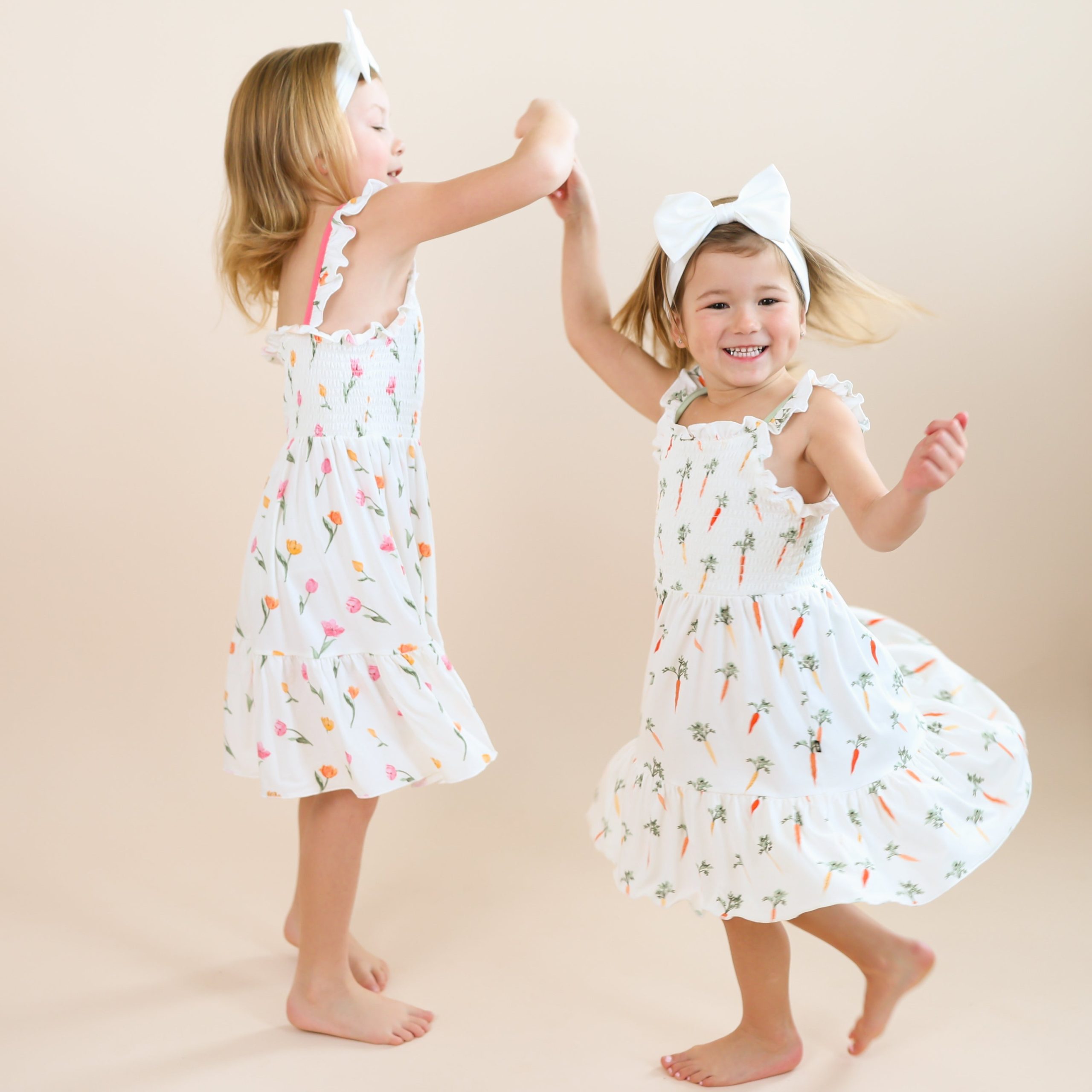 Smocked Dress in Tulip - Image 5