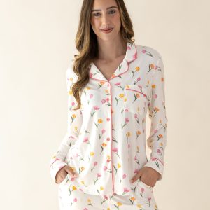Long-Sleeved Women's Pajama Set in Tulip