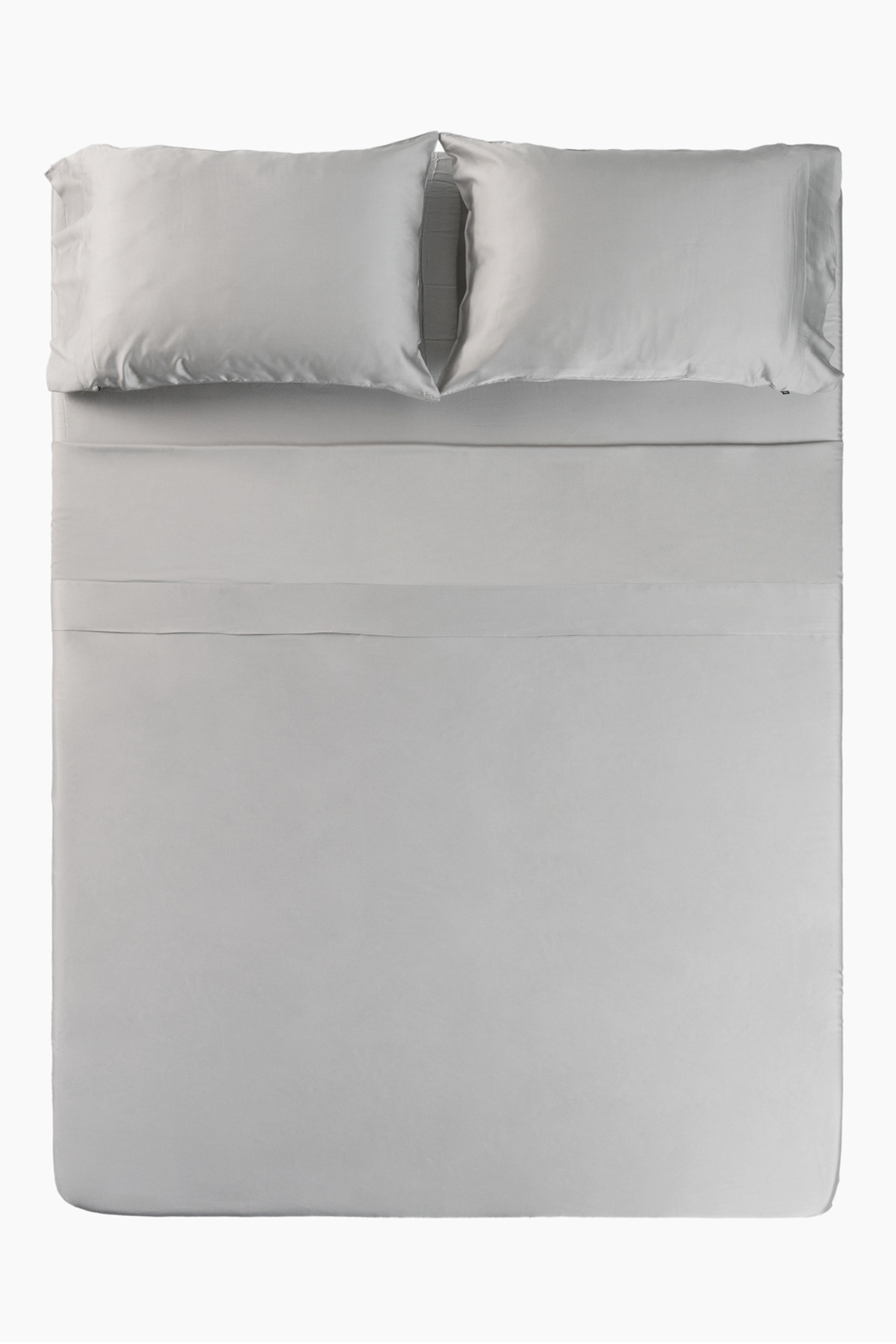 Bamboo Sateen Sheet Set in Dove Gray - Image 6