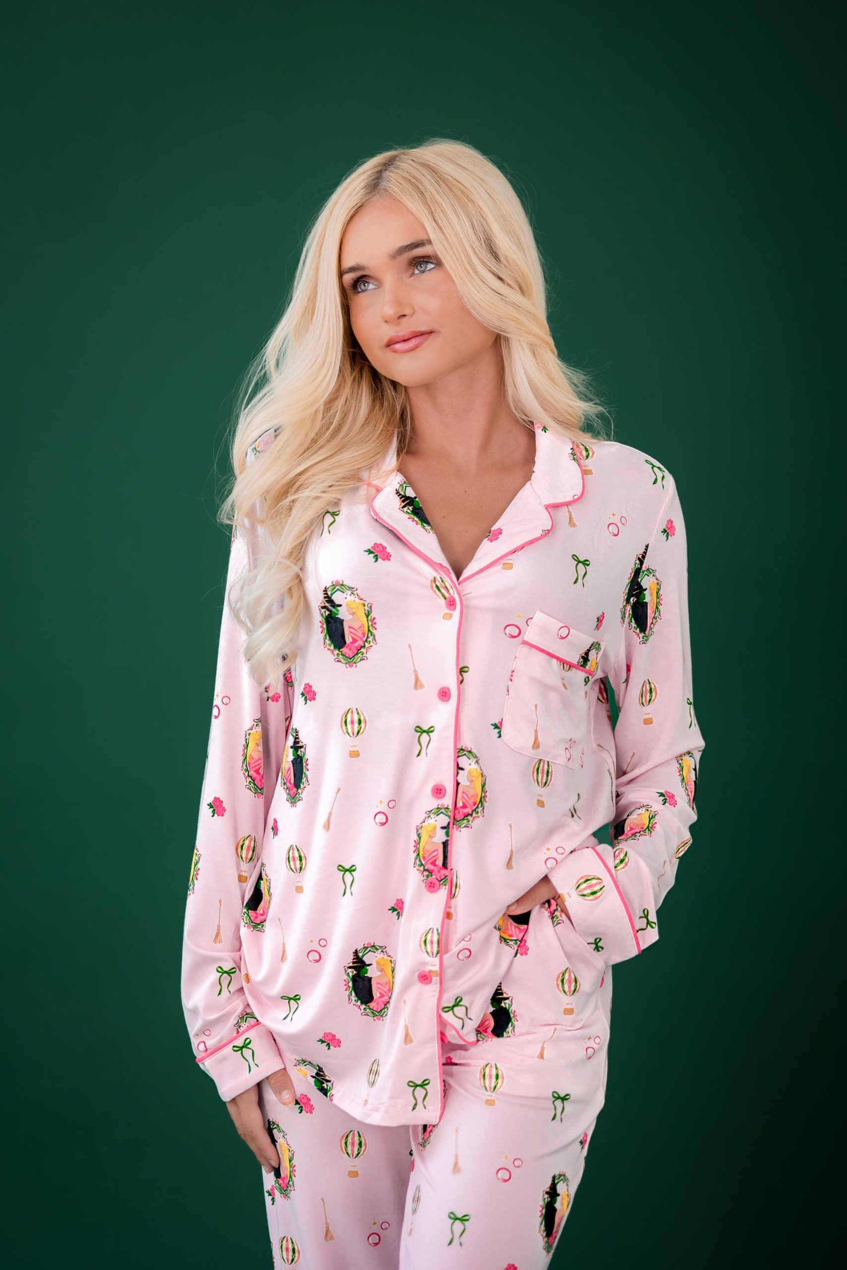 Long-Sleeved Women's Pajama Set in Wicked - Image 5
