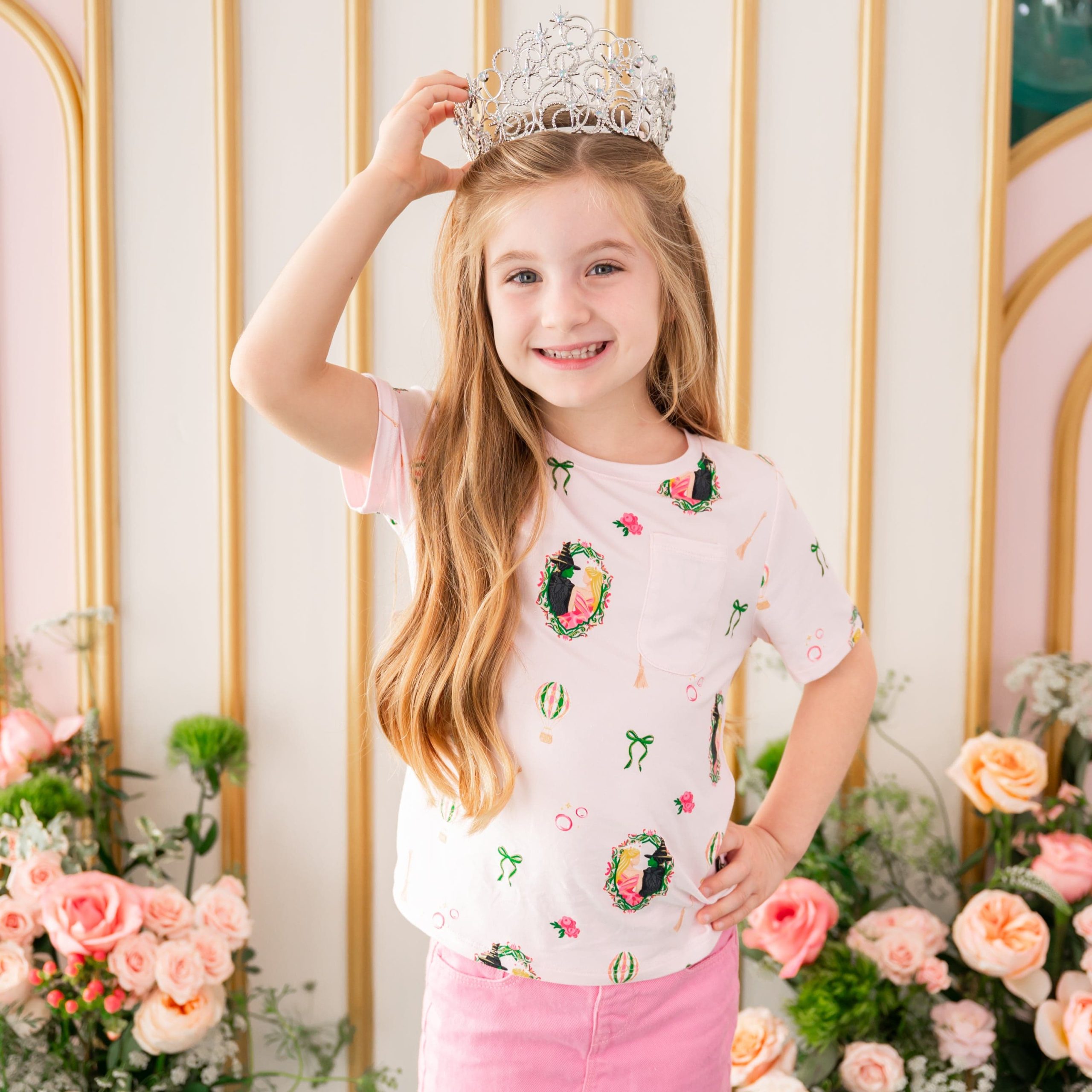 Toddler Crew Neck Tee in Wicked