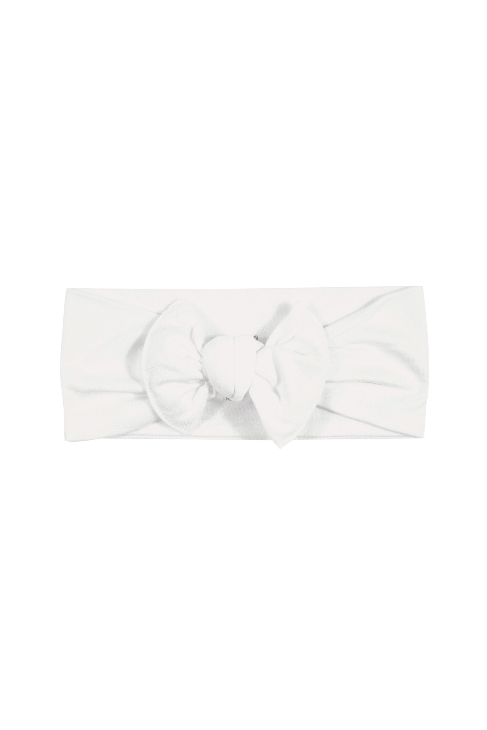 Knotted Bow Headband in Cloud - Image 2