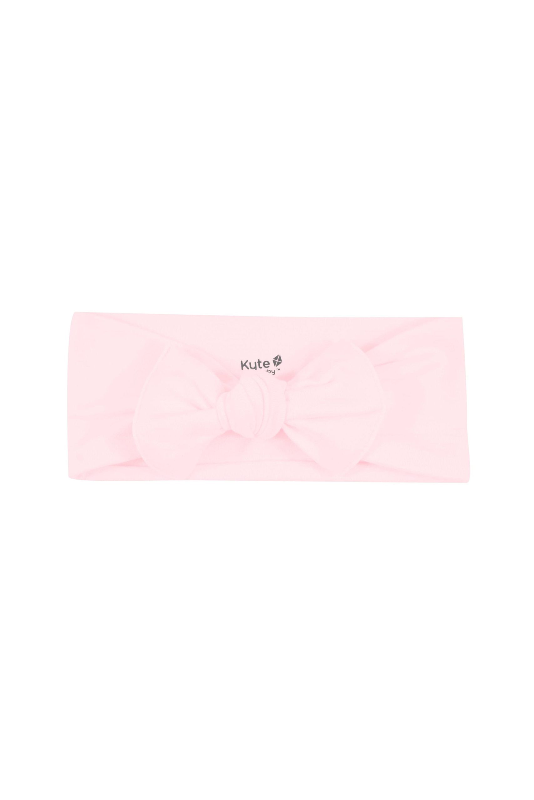 Knotted Bow Headband in Sakura - Image 2