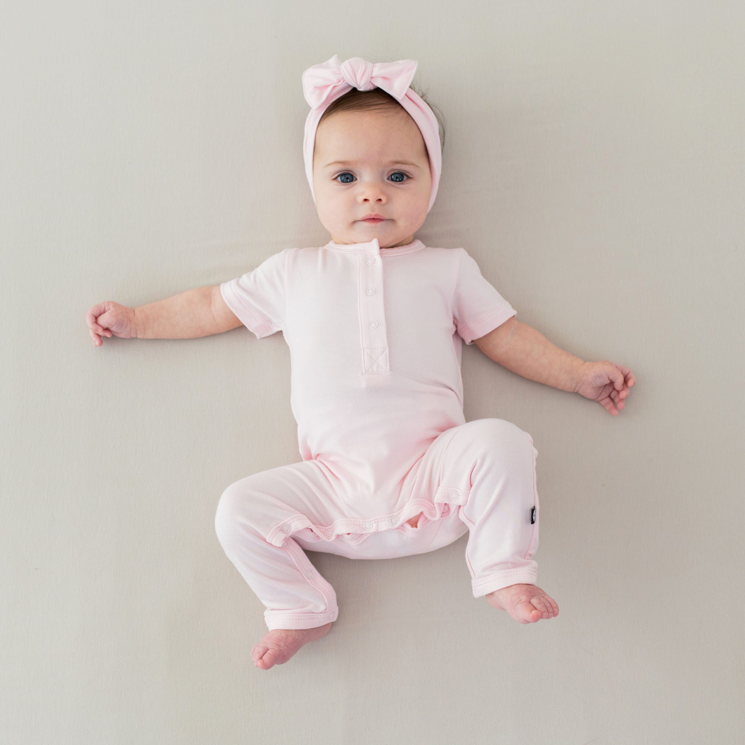 Knotted Bow Headband in Sakura - Image 3