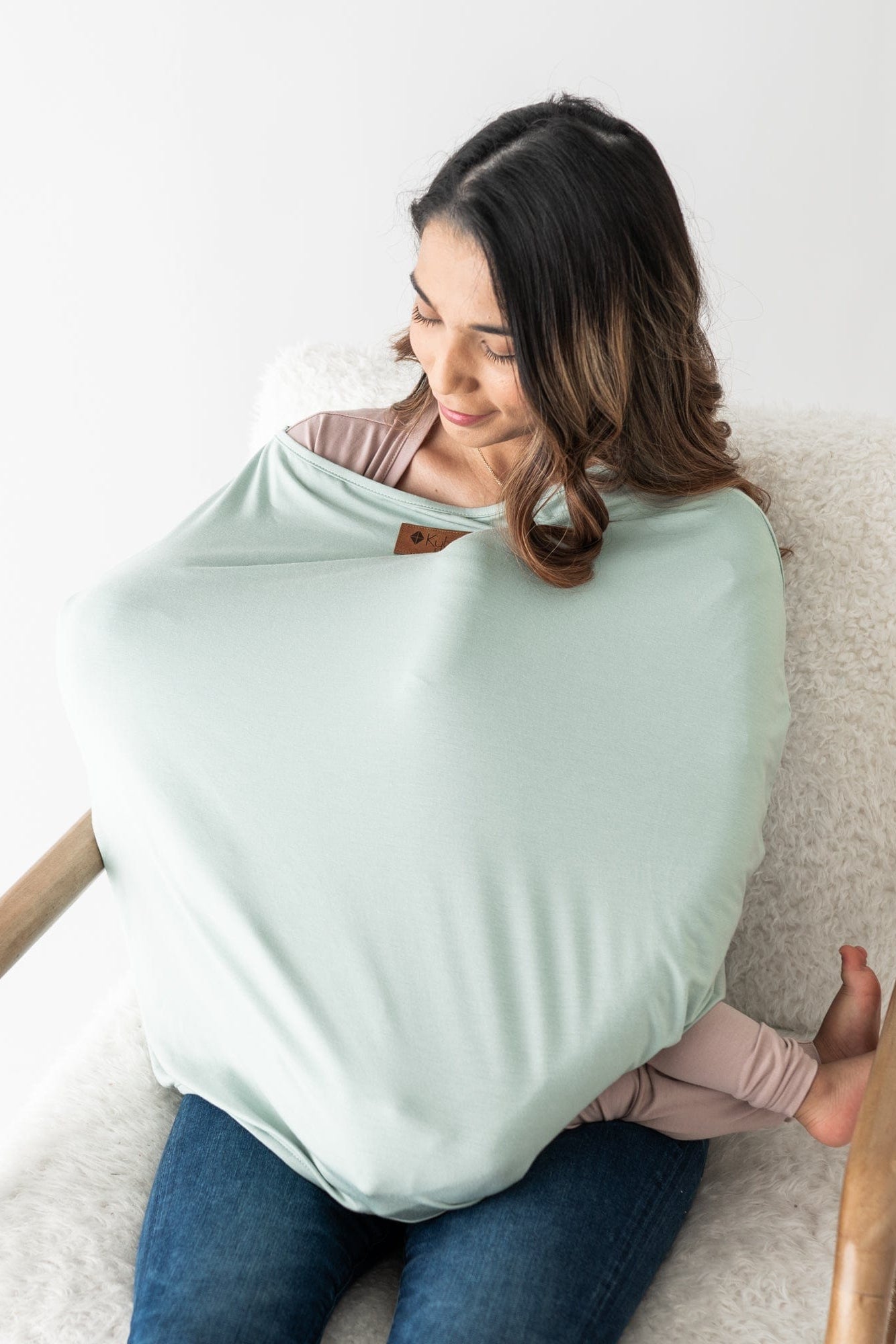 Car Seat Cover in Sage - Image 3