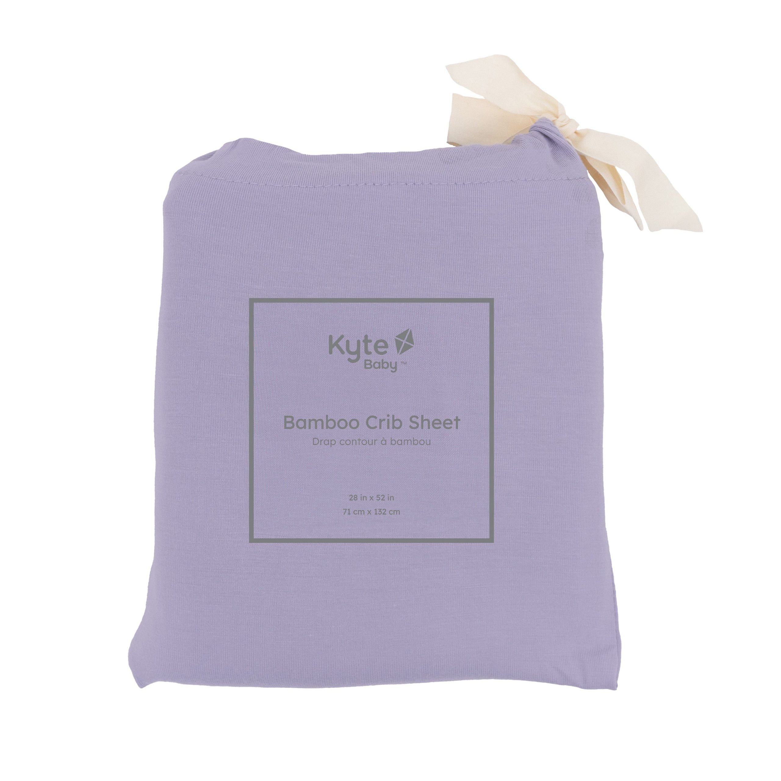 Crib Sheet in Taro - Image 3