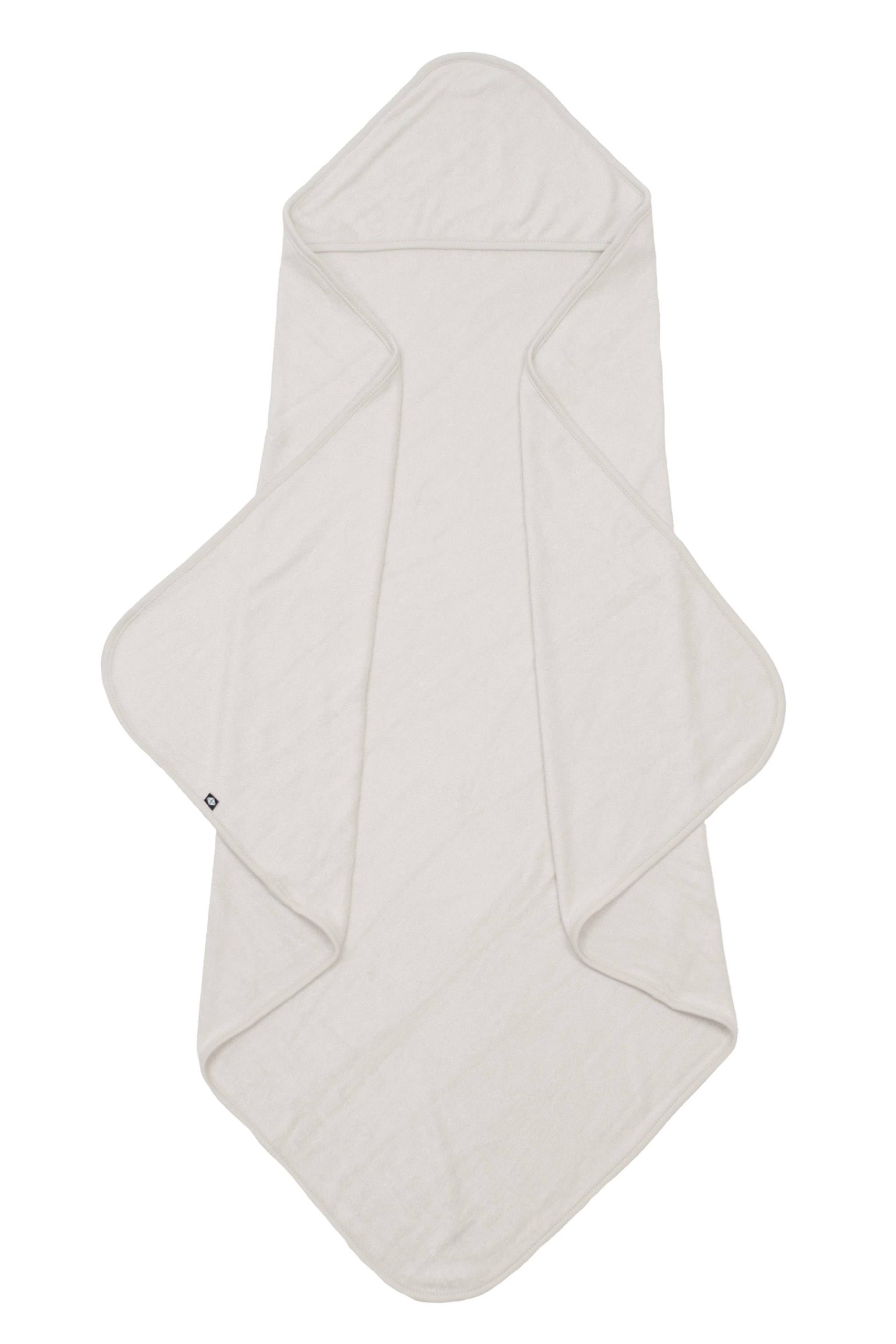 Hooded Bath Towel in Oat - Image 2