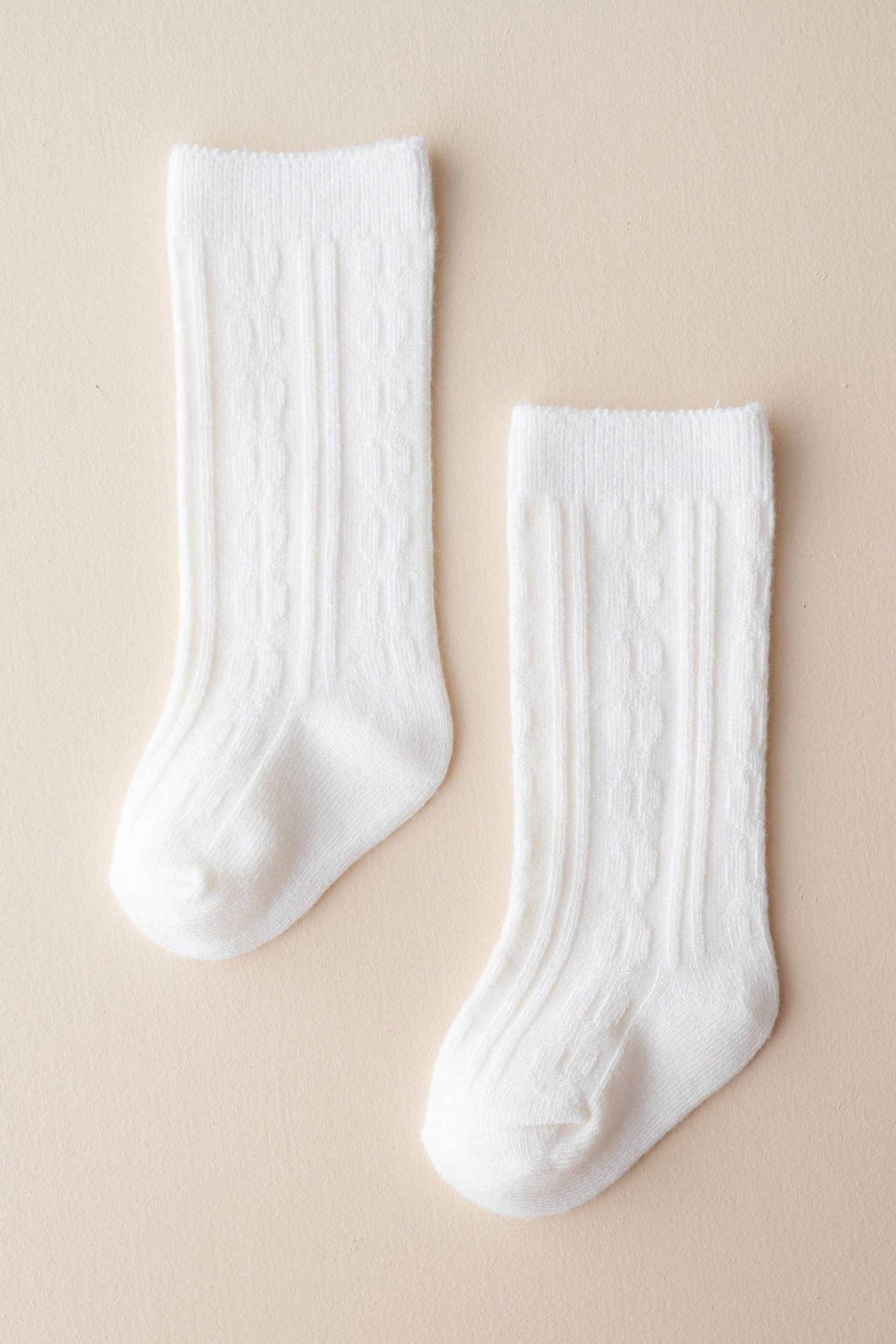 Knee High Socks in Cloud - Image 3