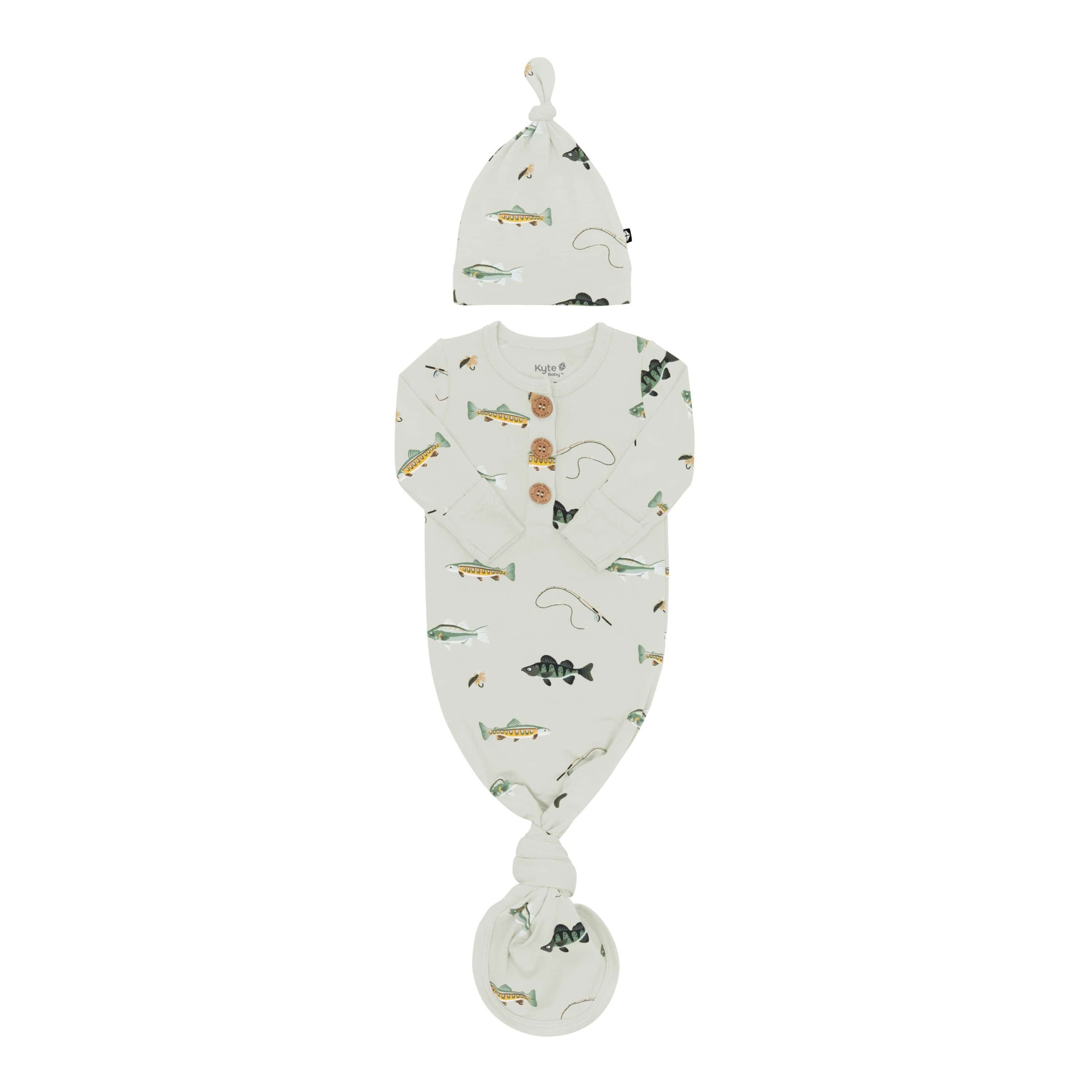 Knotted Gown with Hat Set in Fishing - Image 4