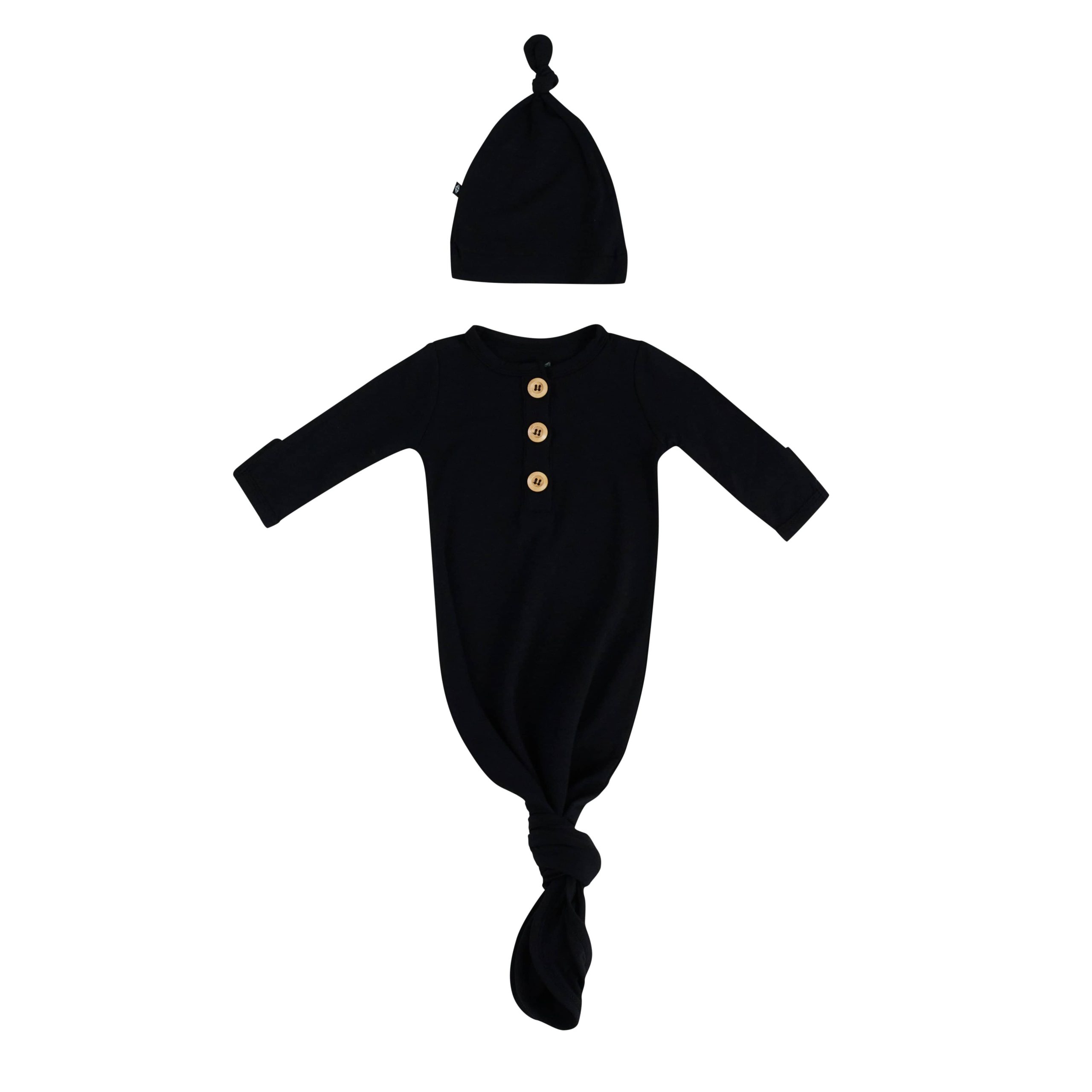 Knotted Gown with Hat Set in Midnight - Image 2