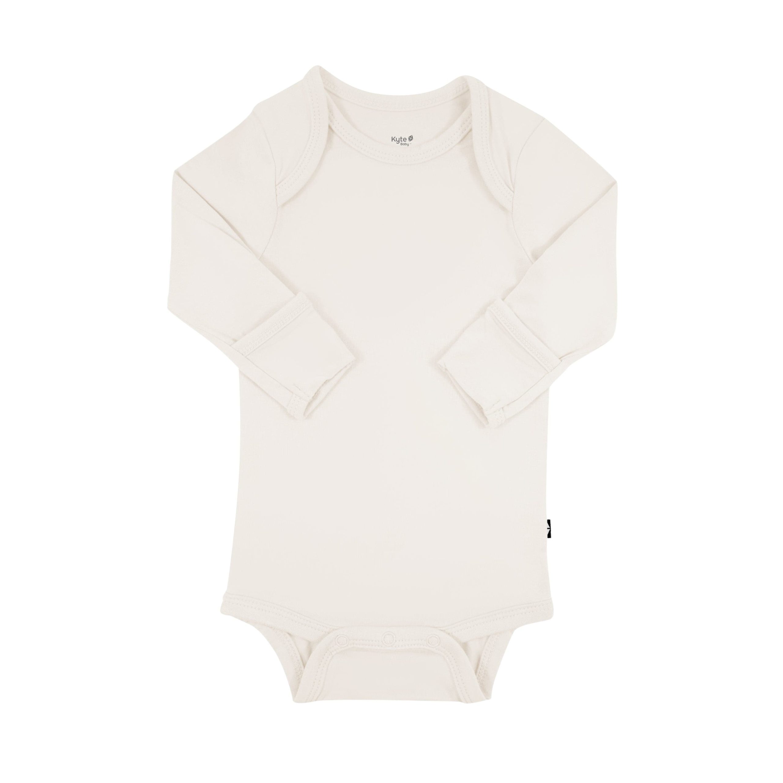 Long Sleeve Bodysuit in Oat - Image 4