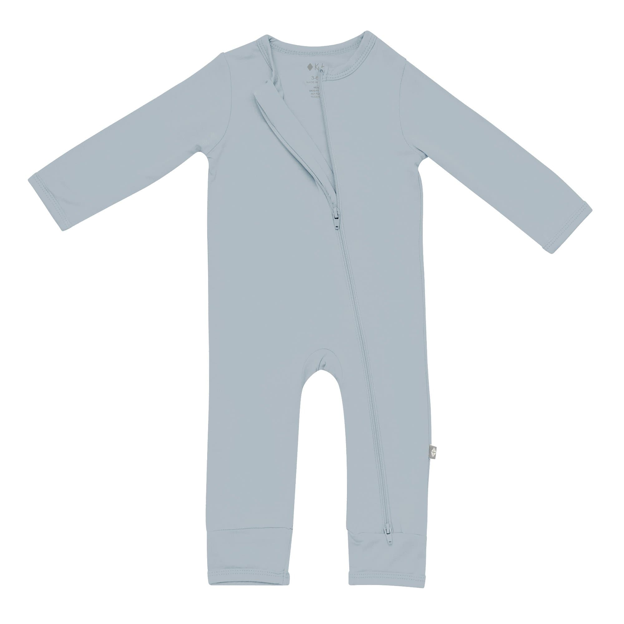 Zippered Romper in Fog - Image 4