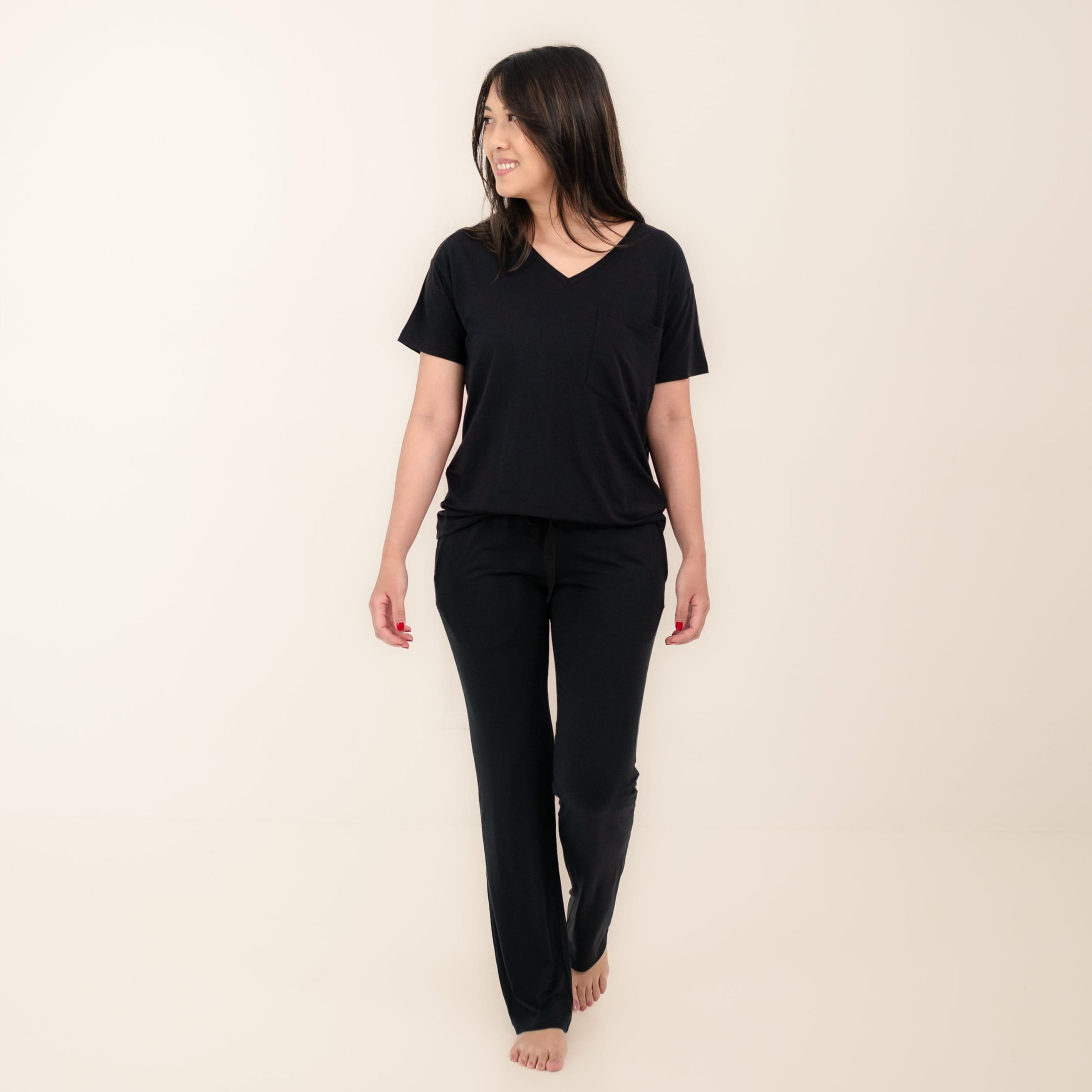 Women's Lounge Pants in Midnight - Image 3