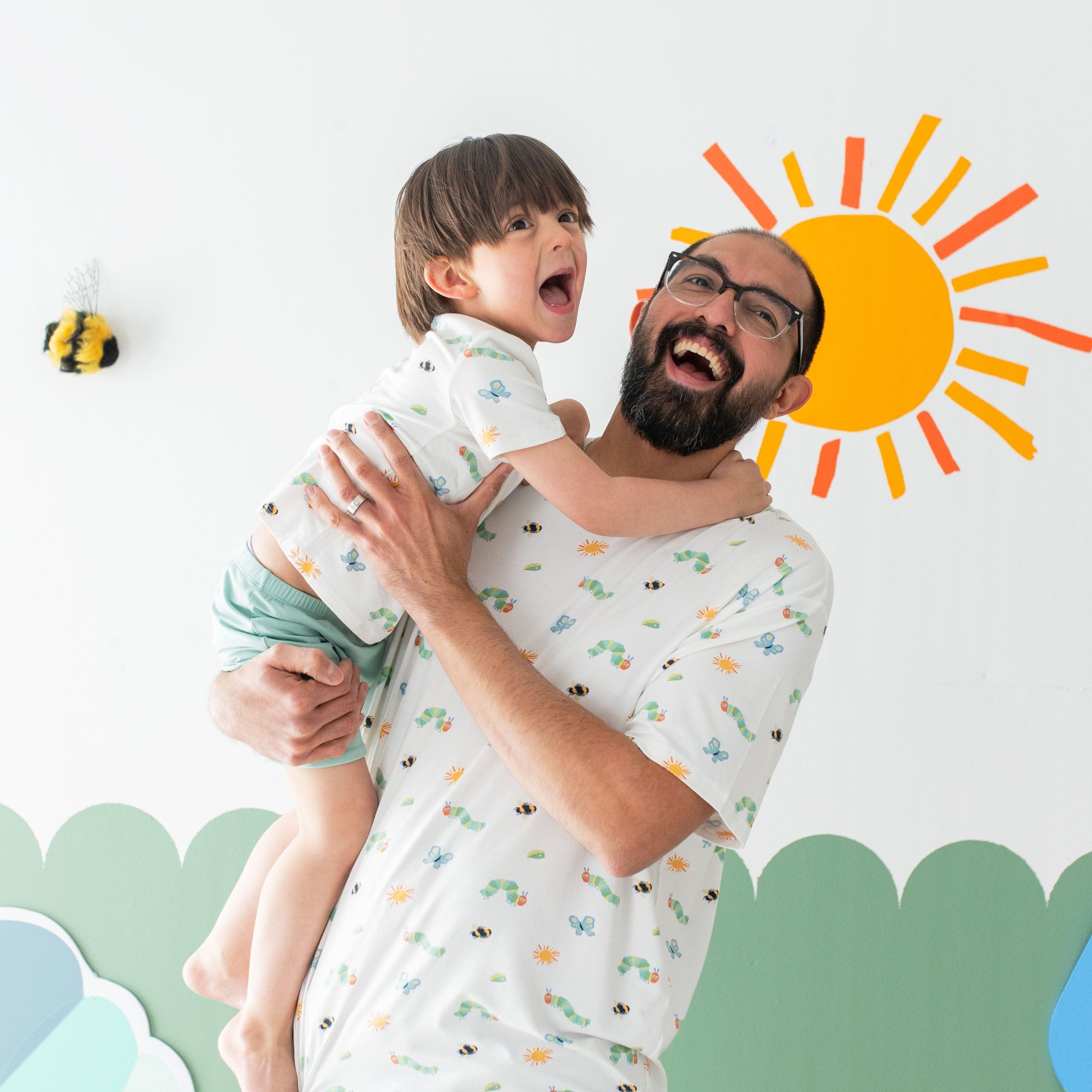Men's Crew Neck Tee in The Very Hungry Caterpillar??and Friends - Image 3