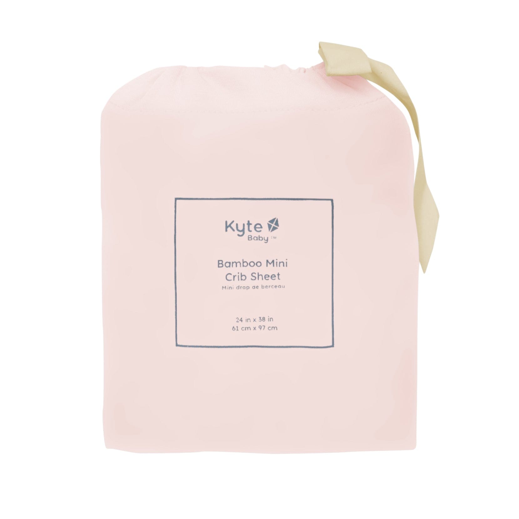 Mini Crib Sheet in Blush - Image 4