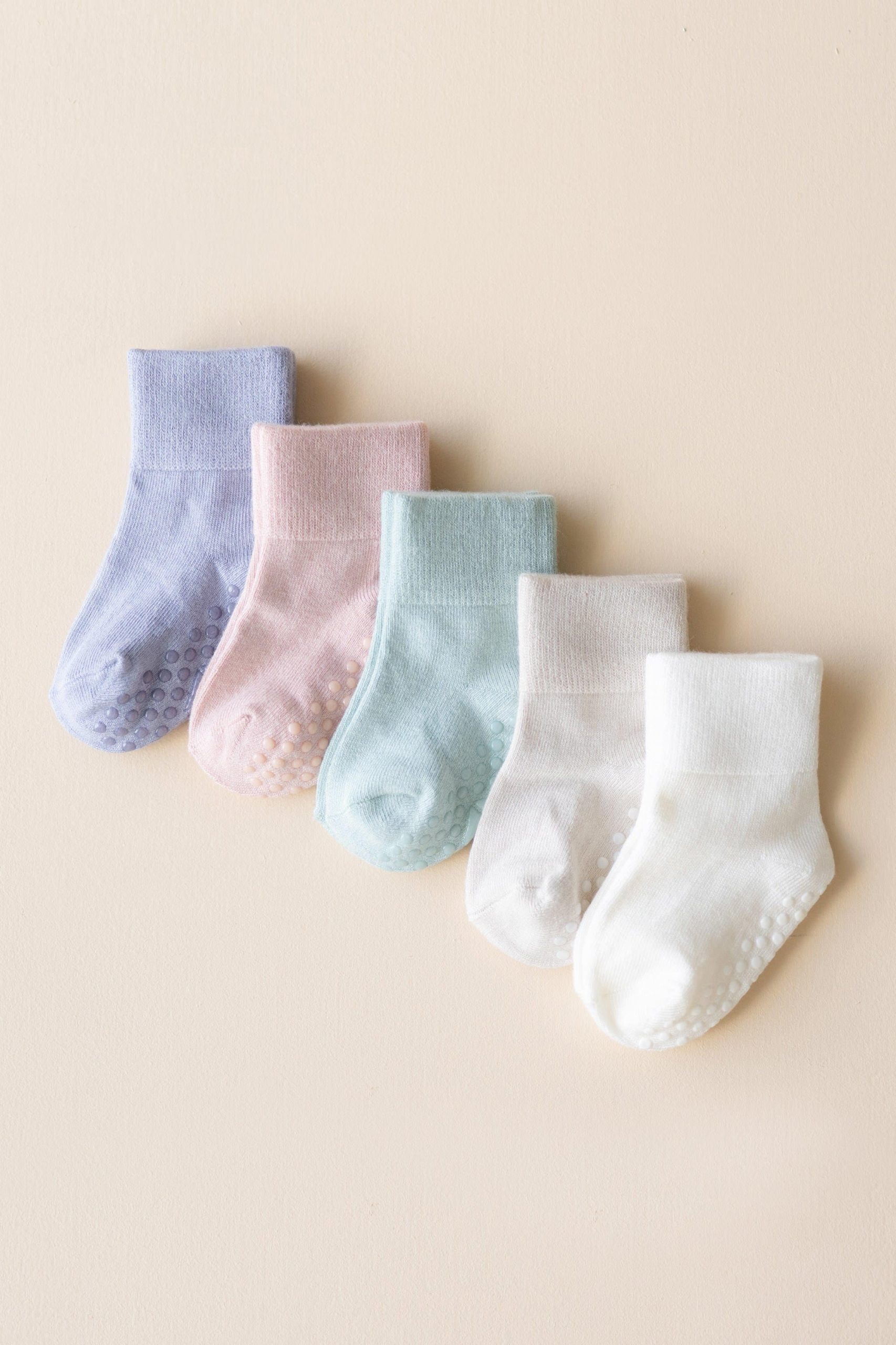 Quarter Socks Combo 5-Pack in Pastel - Image 4