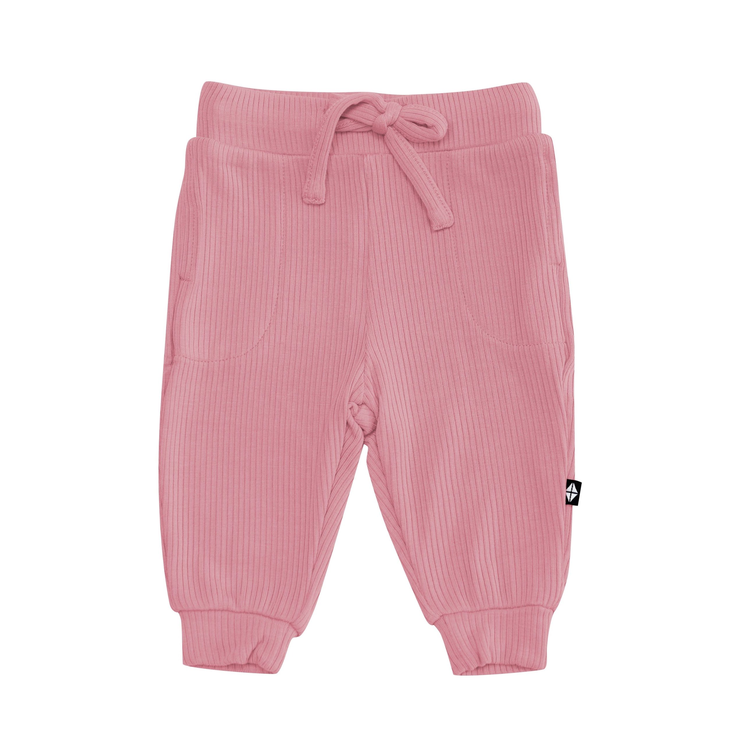 Ribbed Jogger Pant in Apple Blossom - Image 2